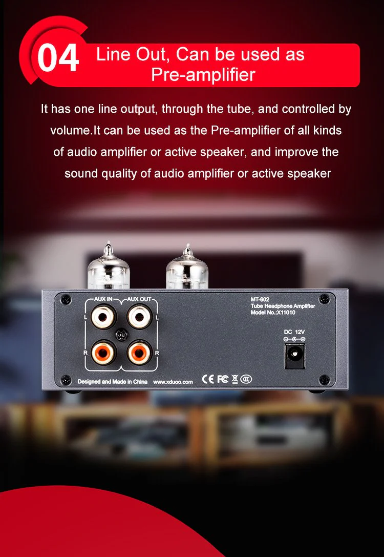 xDuoo MT-602 Tube Class-A Headphone Amplifier (Apos Certified) - Image 7
