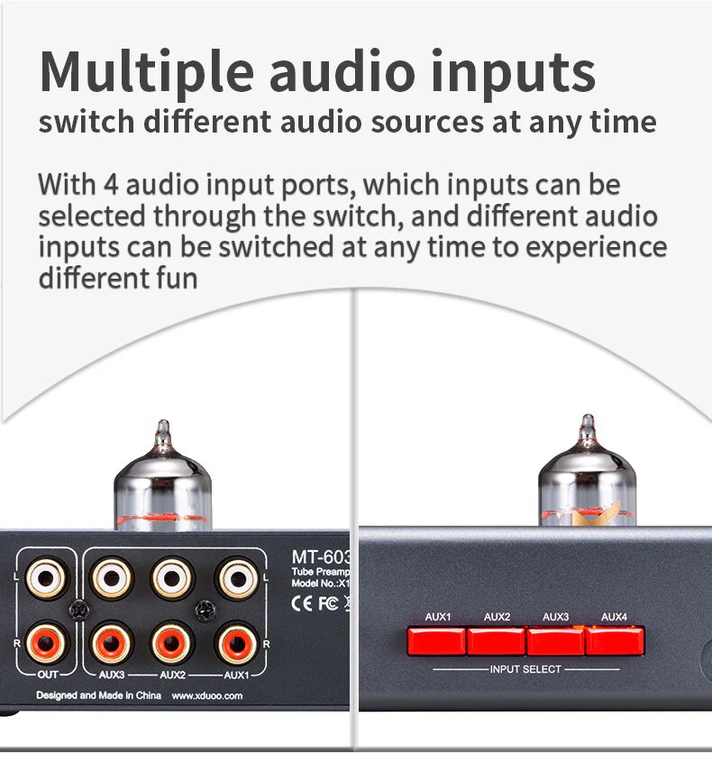 xDuoo MT-603 Multichoice Pre-amp (Apos Certified) - Image 2