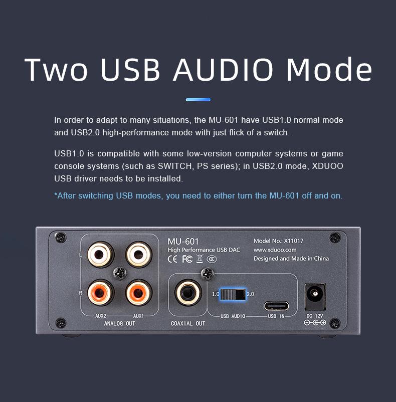 xDuoo MU-601 Desktop DAC (Apos Certified) - Image 4