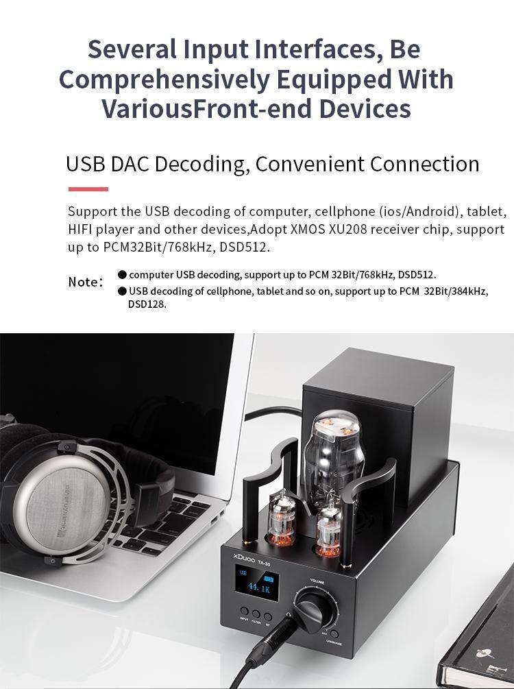 xDuoo TA-30 Tube Headphone Amp (Apos Certified) - Image 6