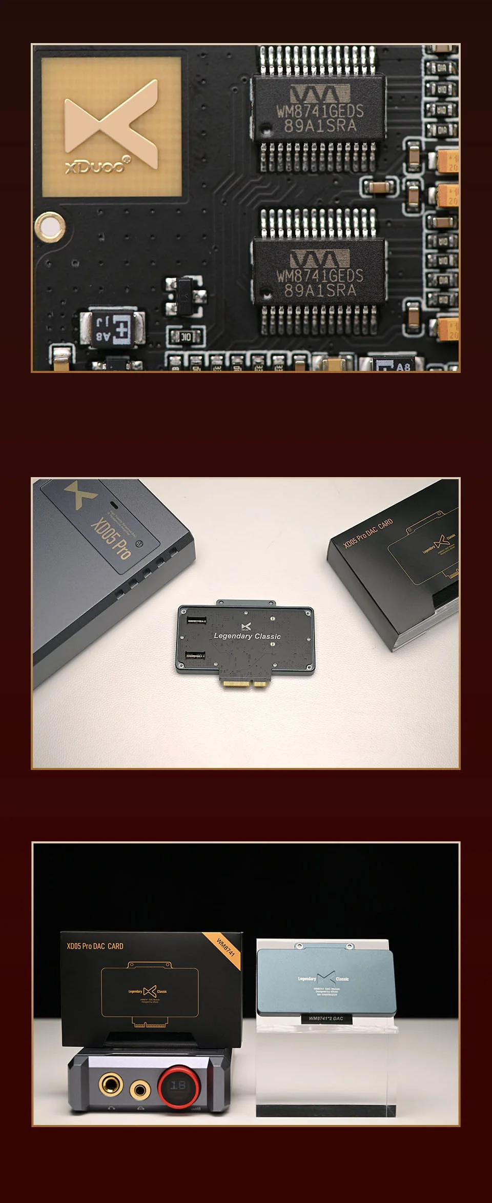 xDuoo WM8741 DAC Card FOR XDUOO XD05PRO HARD NUCLEUS MODULAR DAC/AMP - Image 5