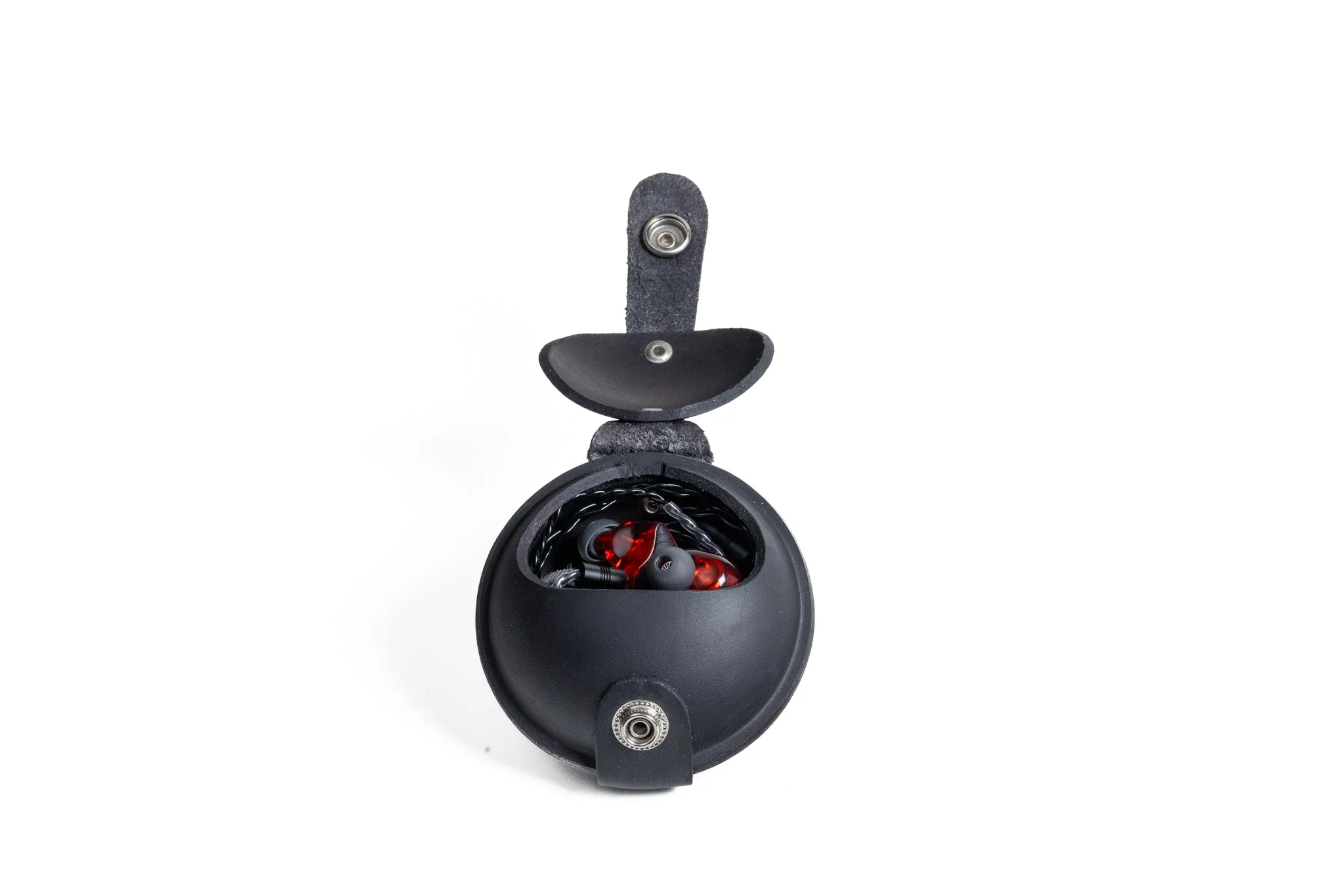 Apos x SATCHELZ Leather Clamshell IEM Carry Case - Image 3