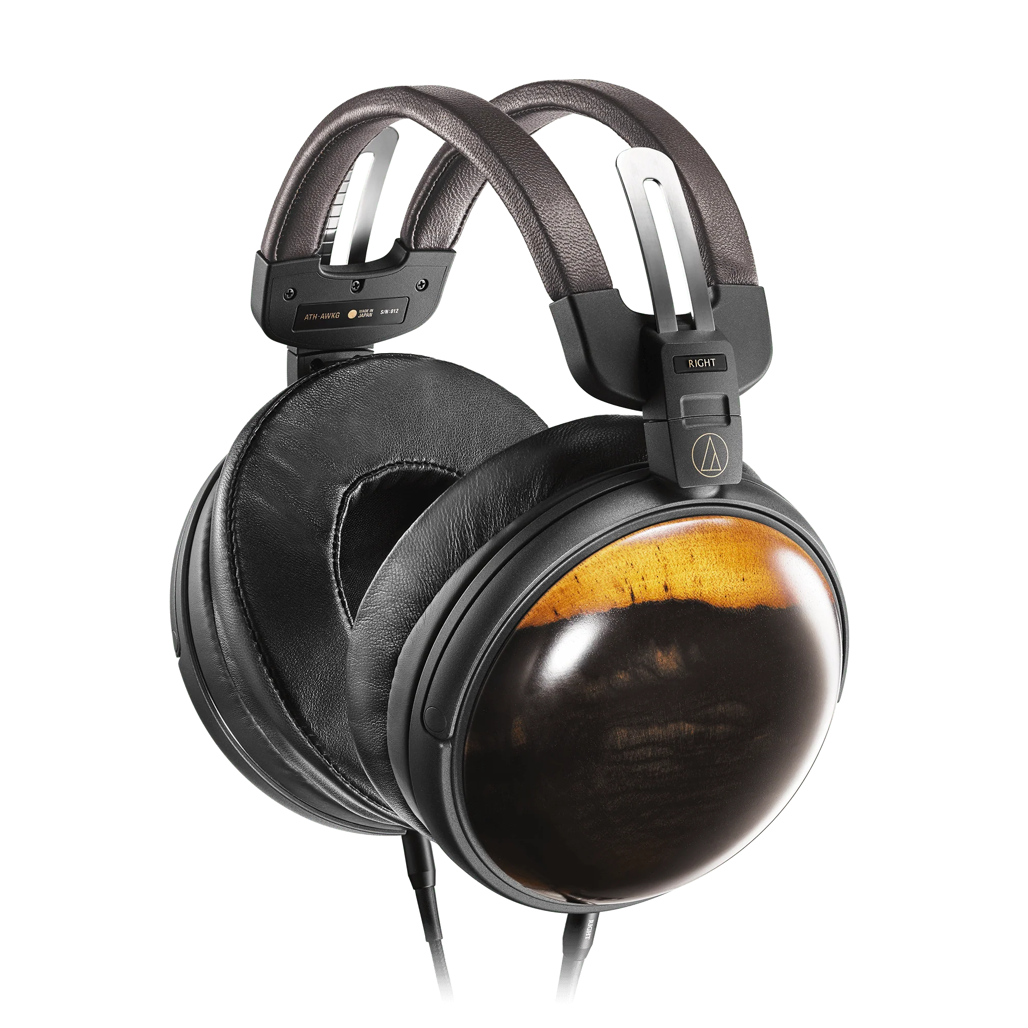 Audio-Technica NARUKAMI ATH-AWKG Audiophile Closed-back Dynamic Wooden Headphones