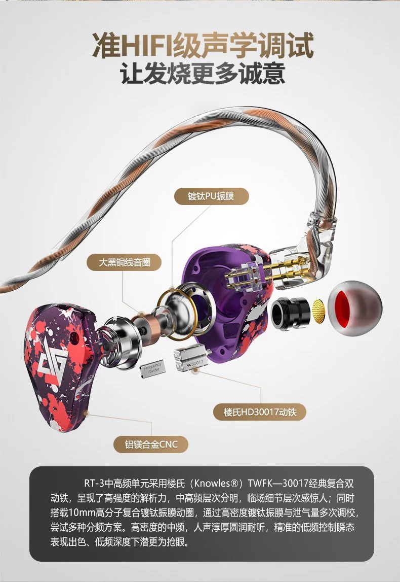 AuGlamour RT3 In-Ear Monitor (IEM) Earphones - Image 4
