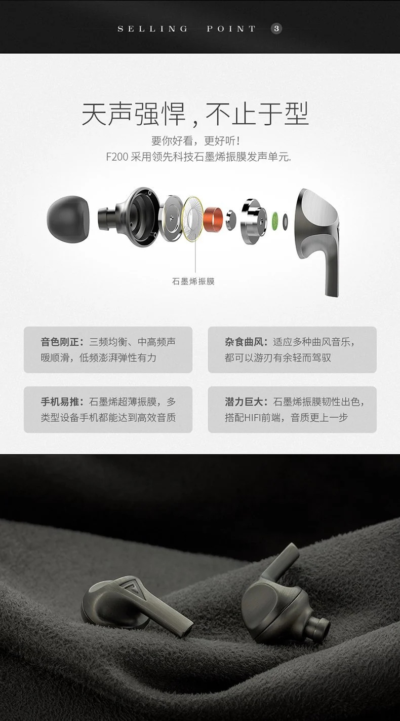 AuGlamour F200 In-Ear Monitor (IEM) Earphones - Image 5
