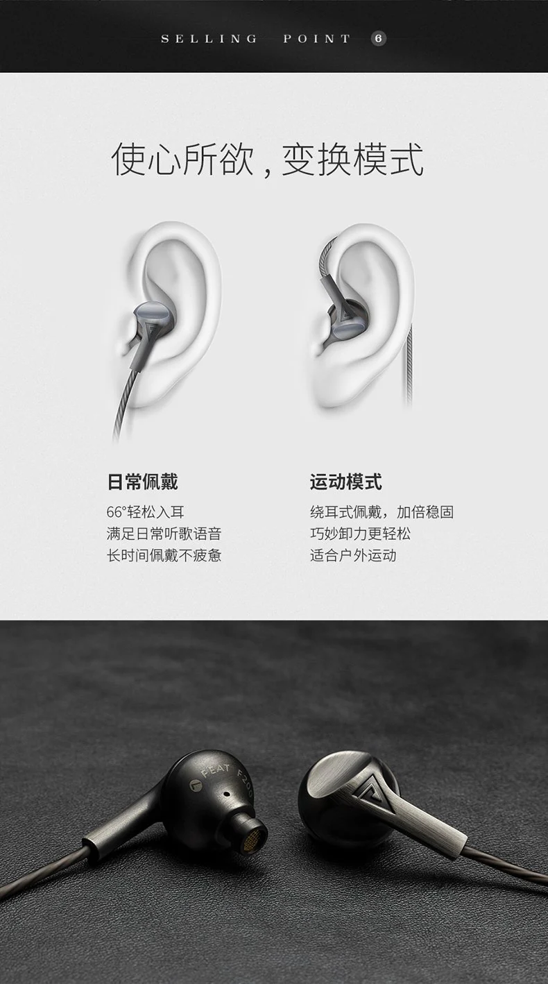 AuGlamour F200 In-Ear Monitor (IEM) Earphones - Image 6
