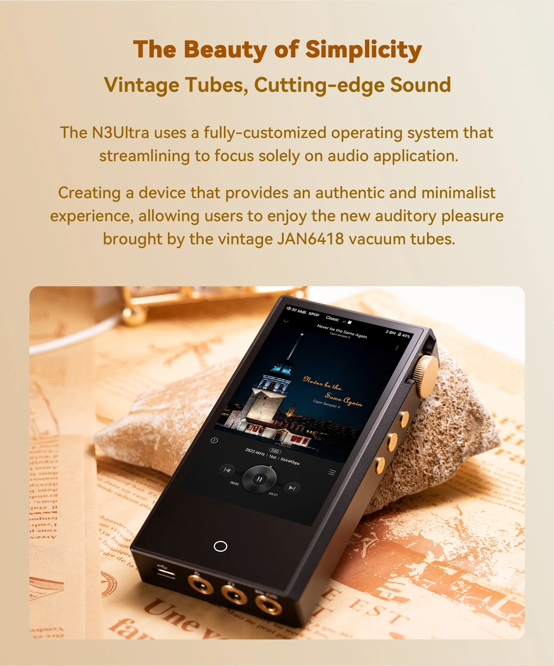 Cayin N3Ultra Triple Timbre Digital Audio Player - Image 3