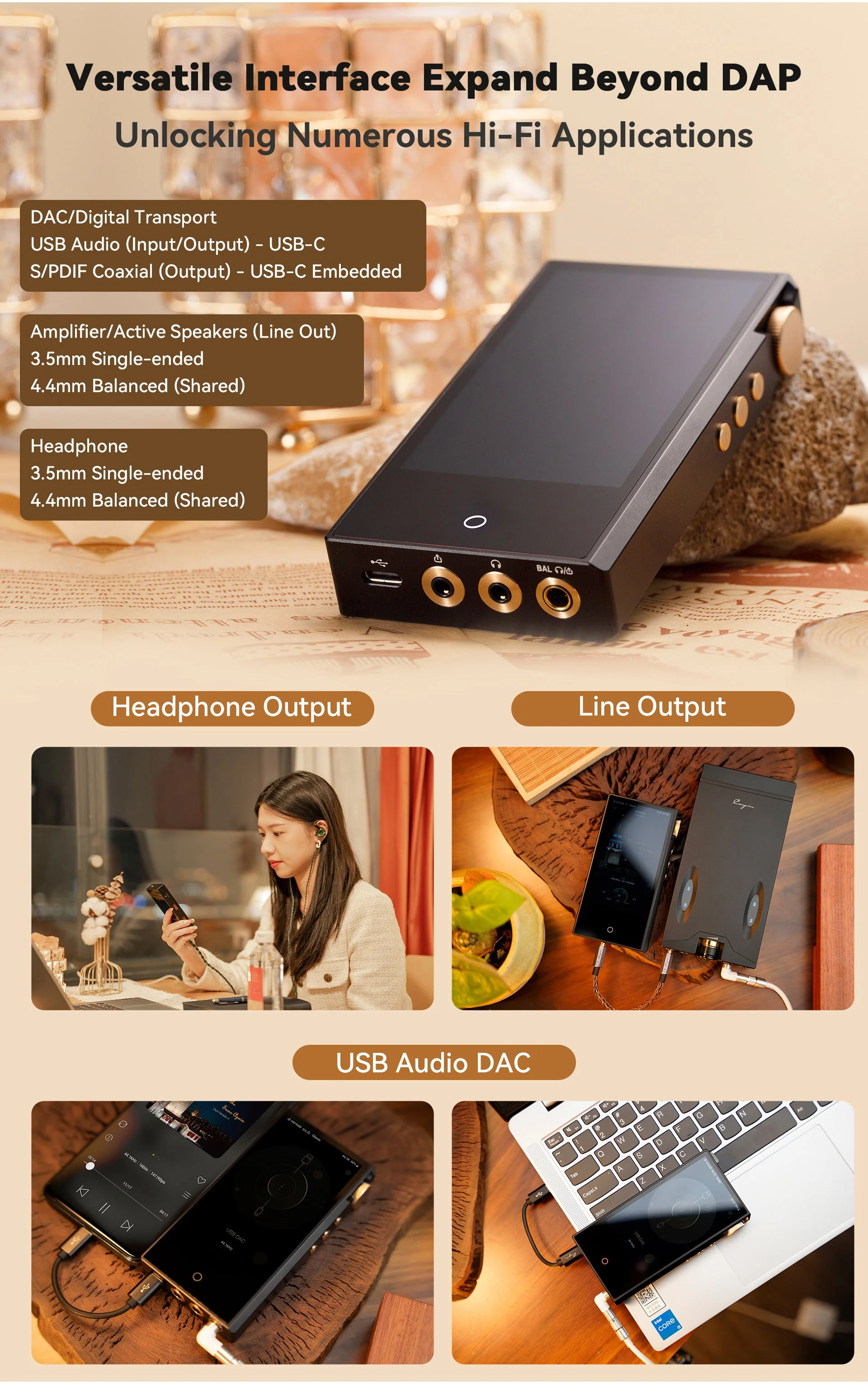 Cayin N3Ultra Triple Timbre Digital Audio Player - Image 8