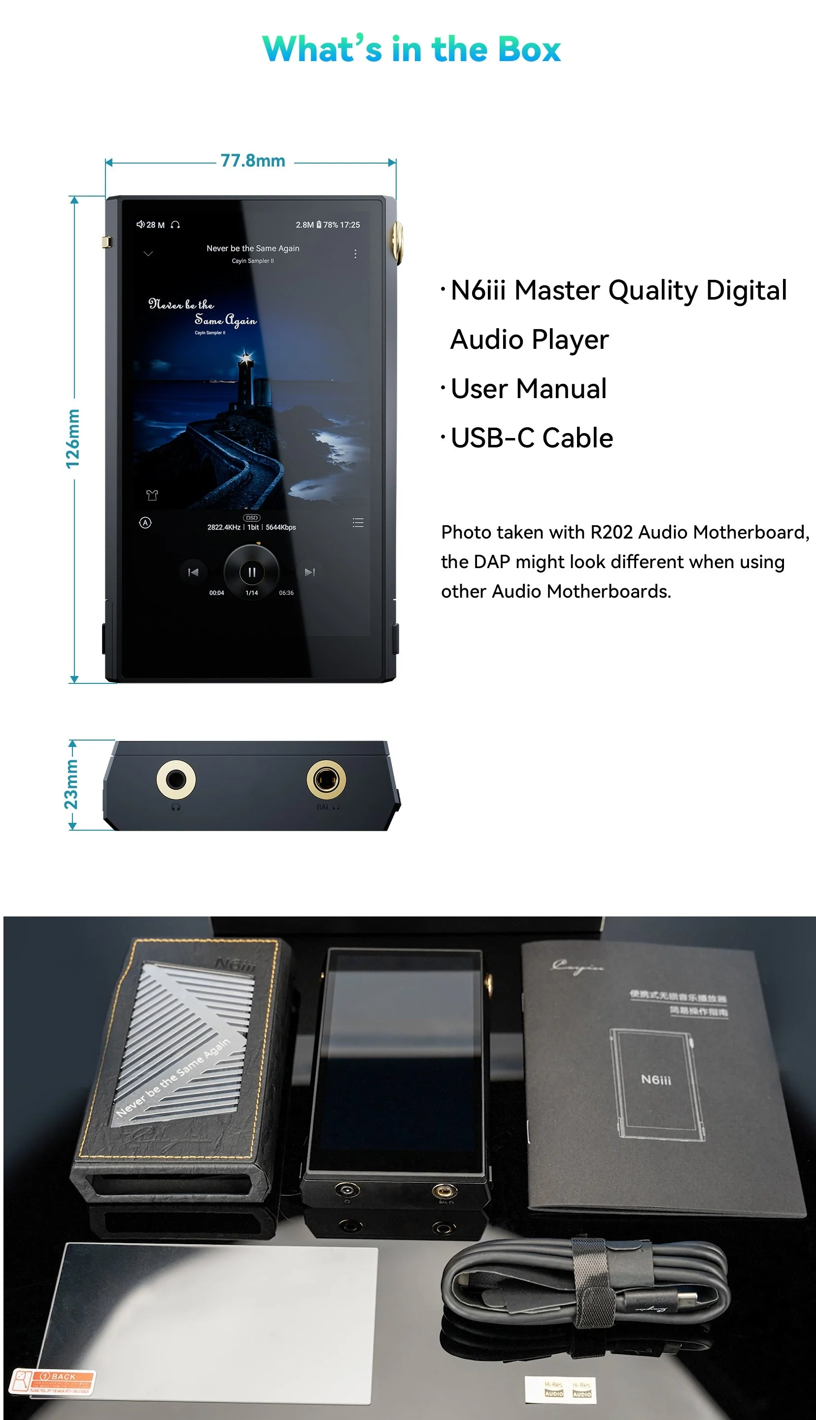 Cayin N6iii Digital Audio Player - Image 40