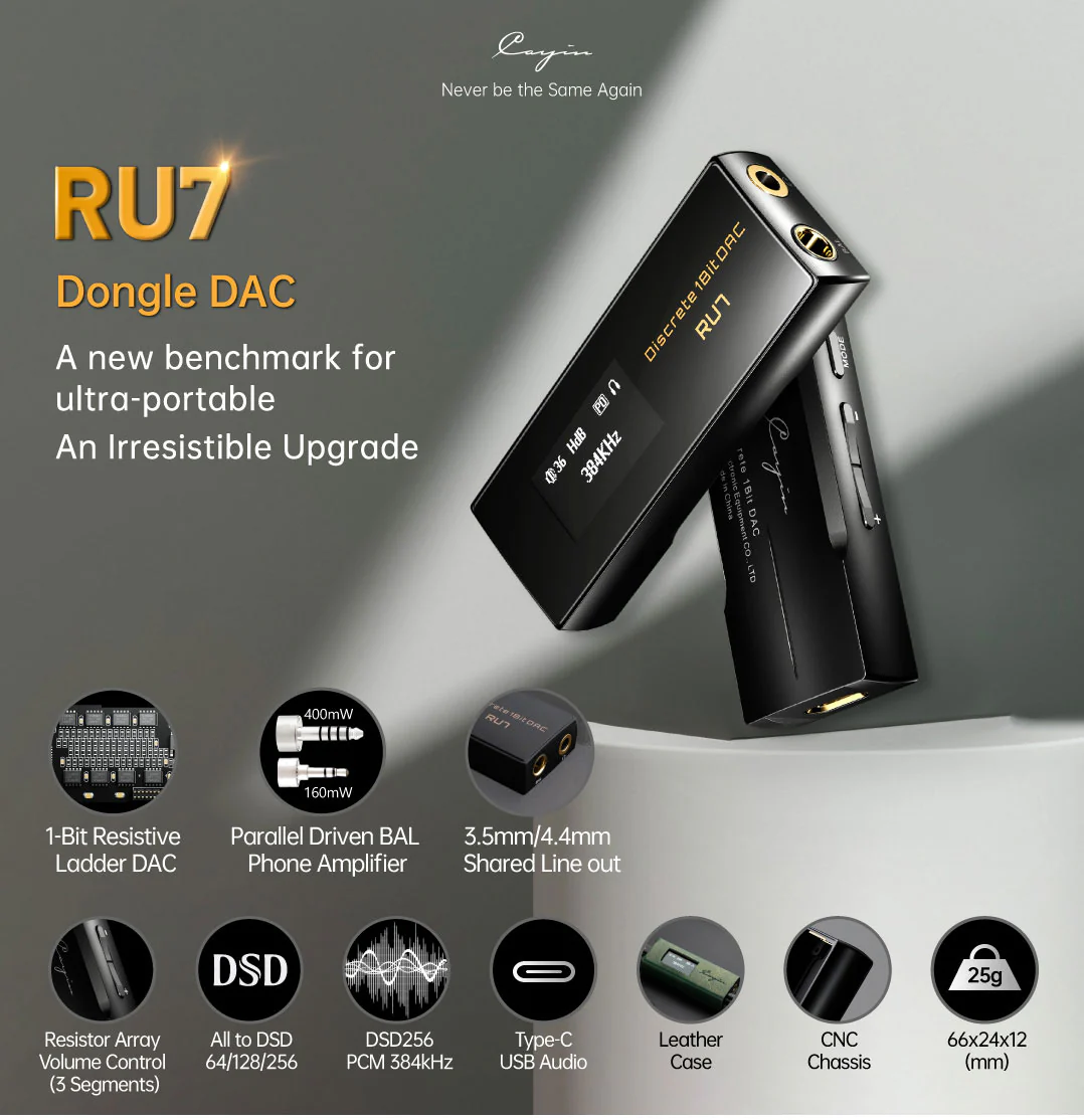 Cayin RU7 1-Bit Resistor Network Portable DAC