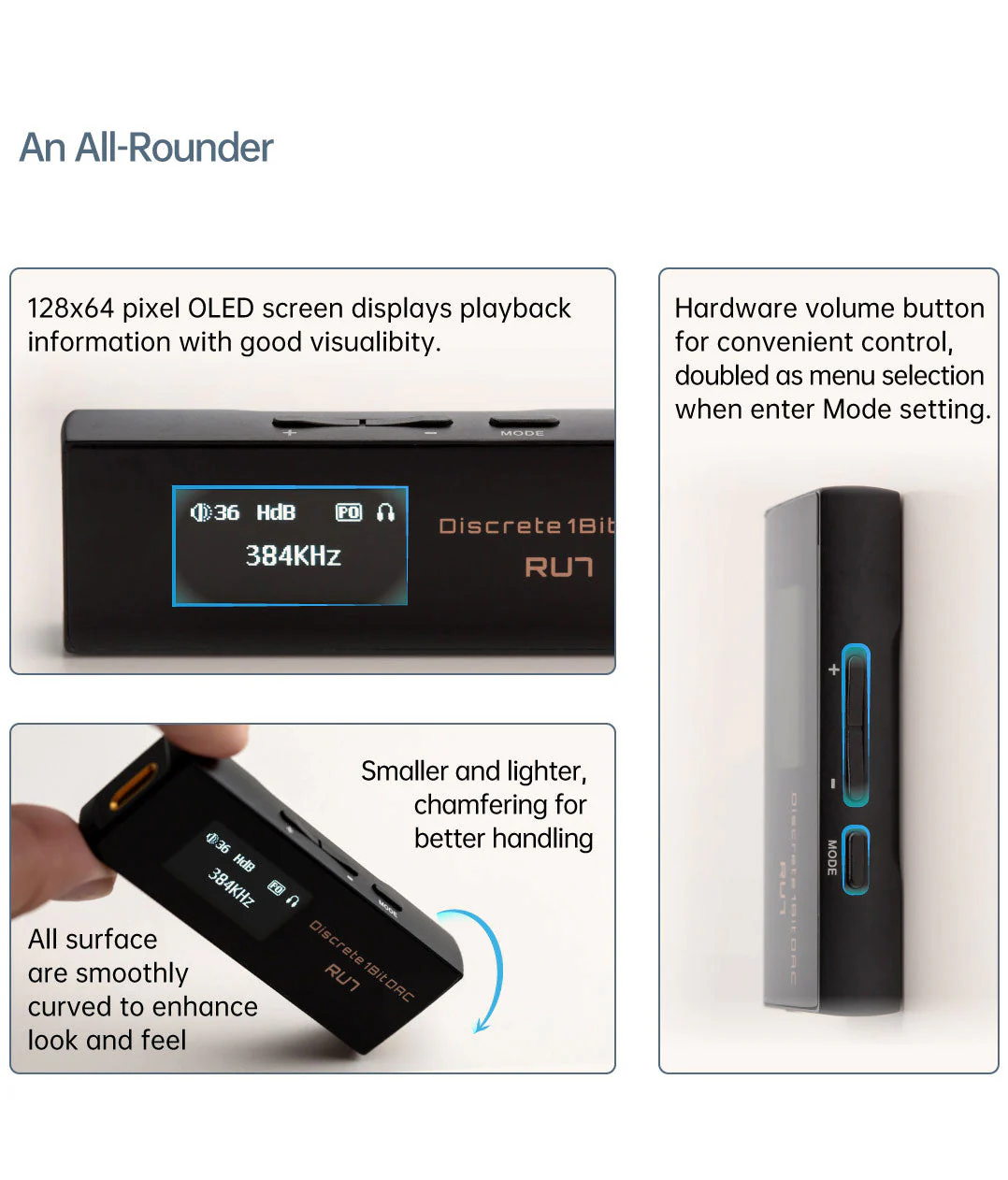 Cayin RU7 1-Bit Resistor Network Portable DAC - Image 10