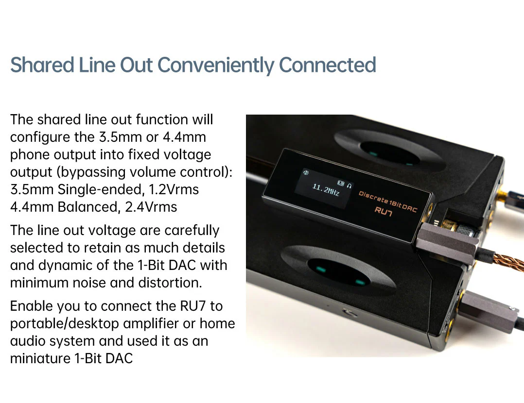 Cayin RU7 1-Bit Resistor Network Portable DAC - Image 4