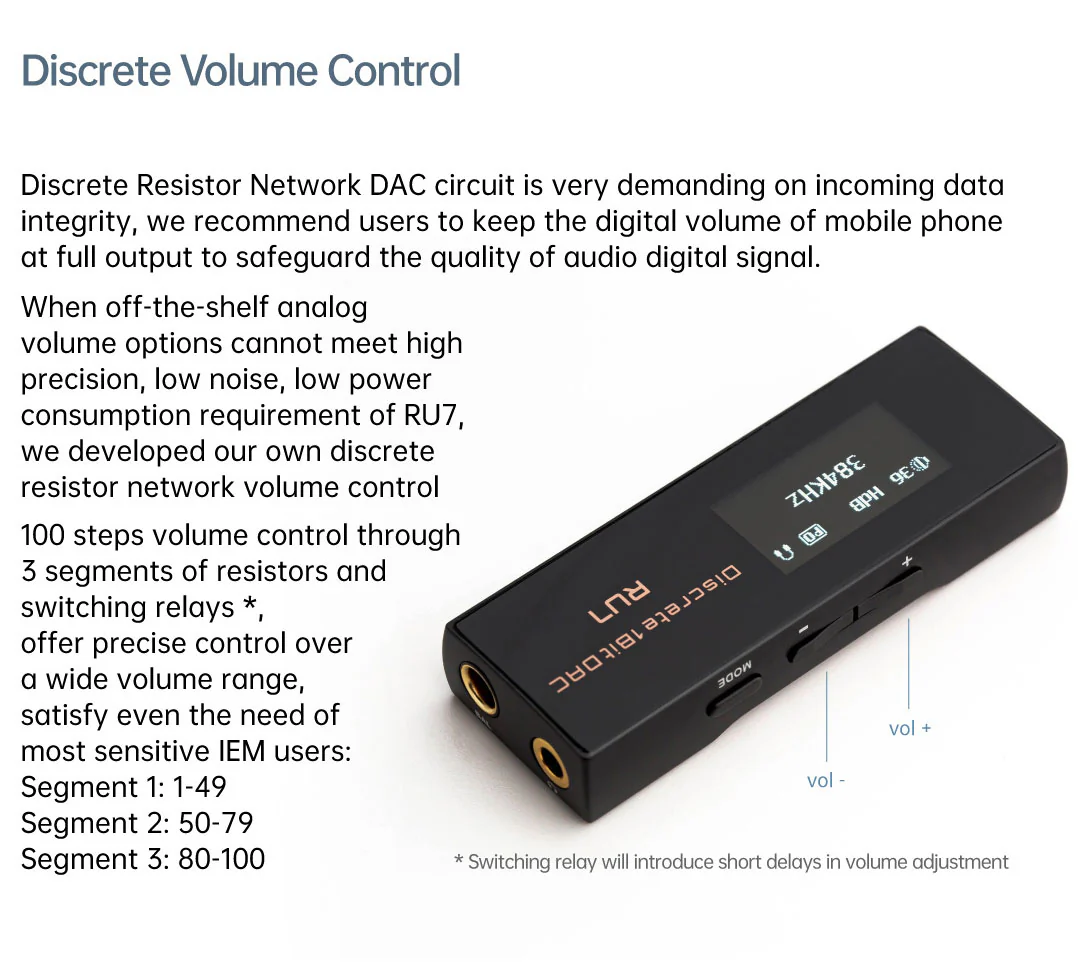 Cayin RU7 1-Bit Resistor Network Portable DAC - Image 5