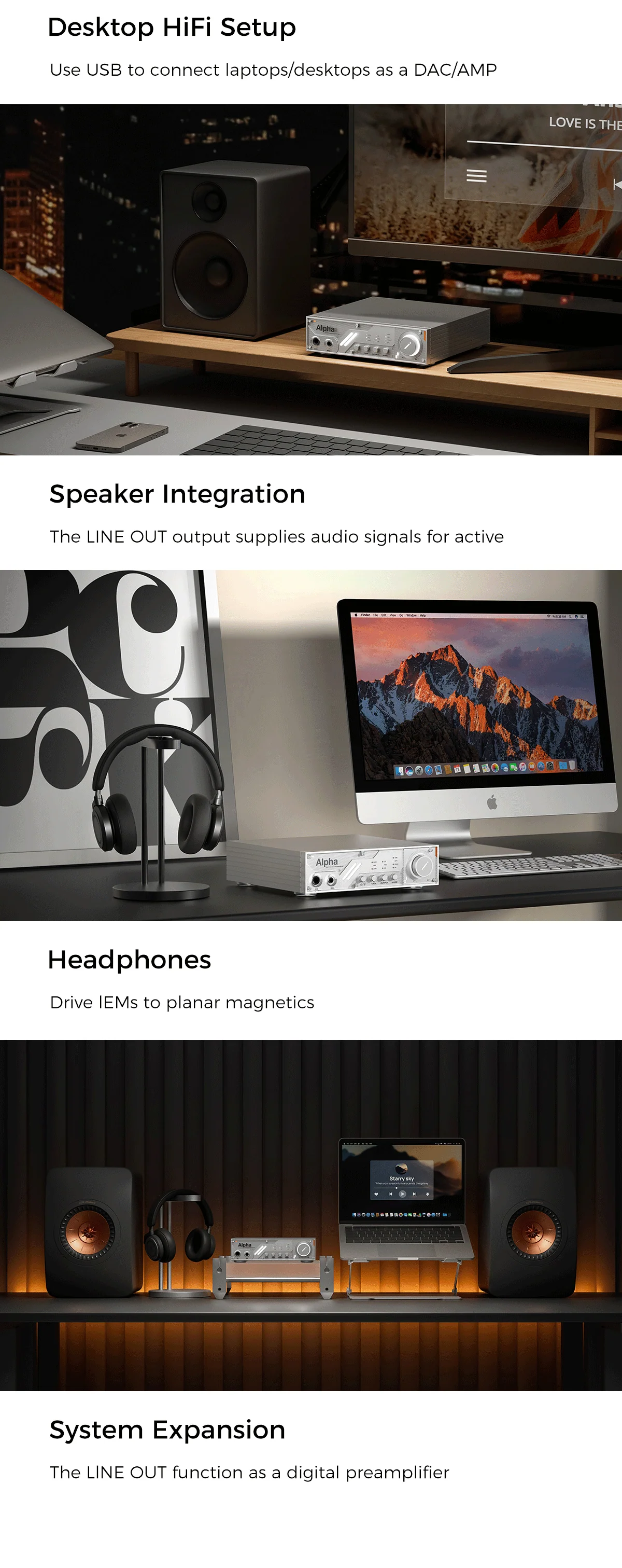 D&A Alpha Hi-Res DAC & Headphone Amp - Image 19
