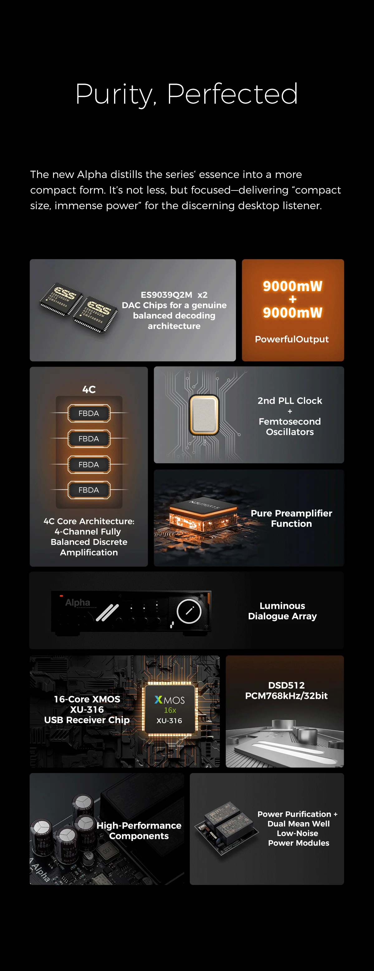 D&A Alpha Hi-Res DAC & Headphone Amp - Image 4