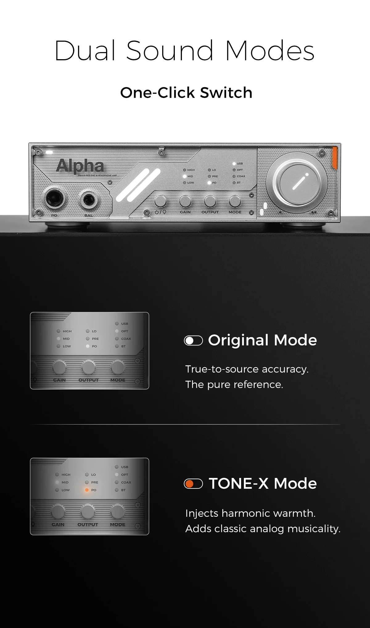 D&A Alpha Hi-Res DAC & Headphone Amp - Image 7