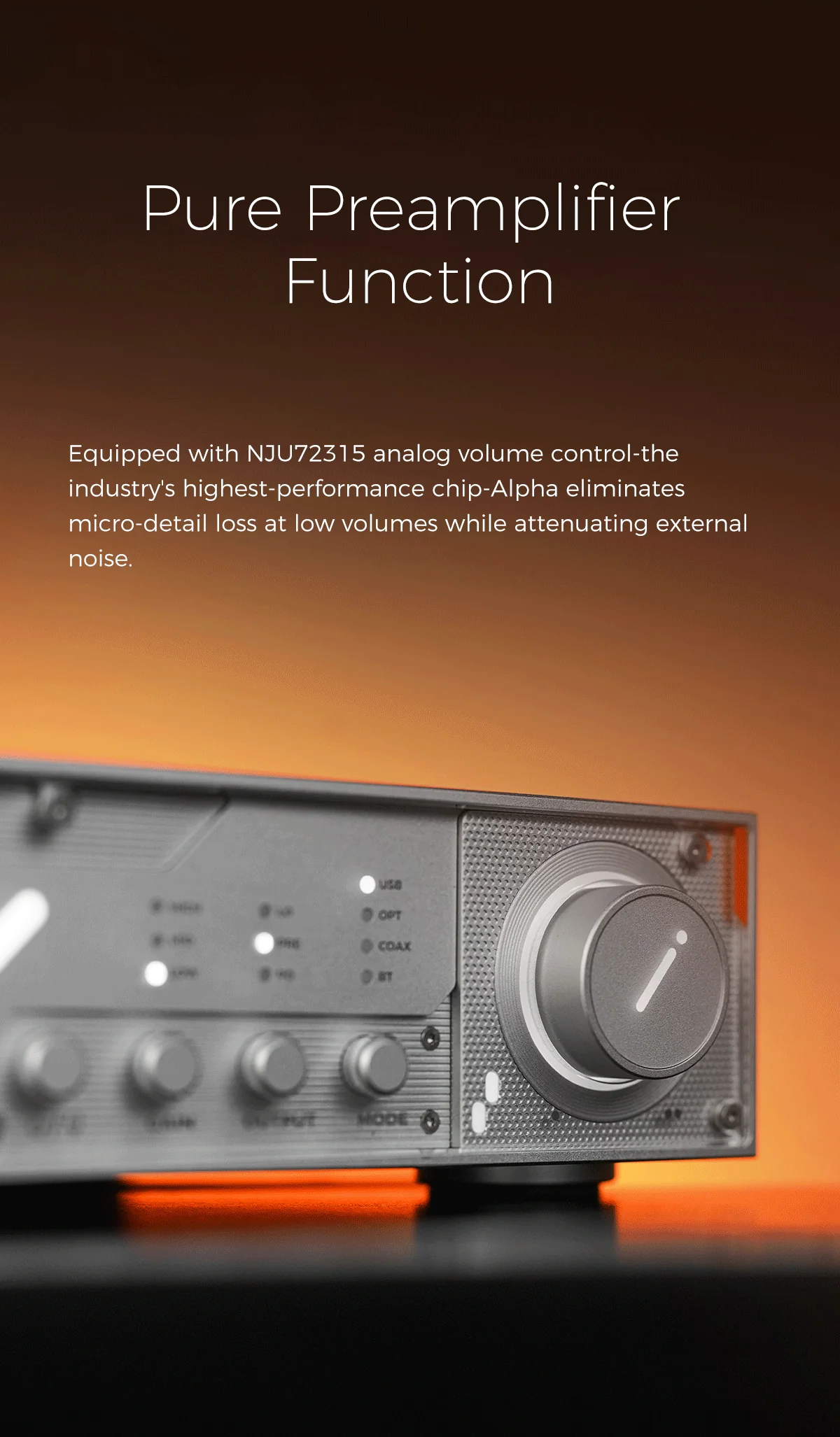 D&A Alpha Hi-Res DAC & Headphone Amp - Image 8