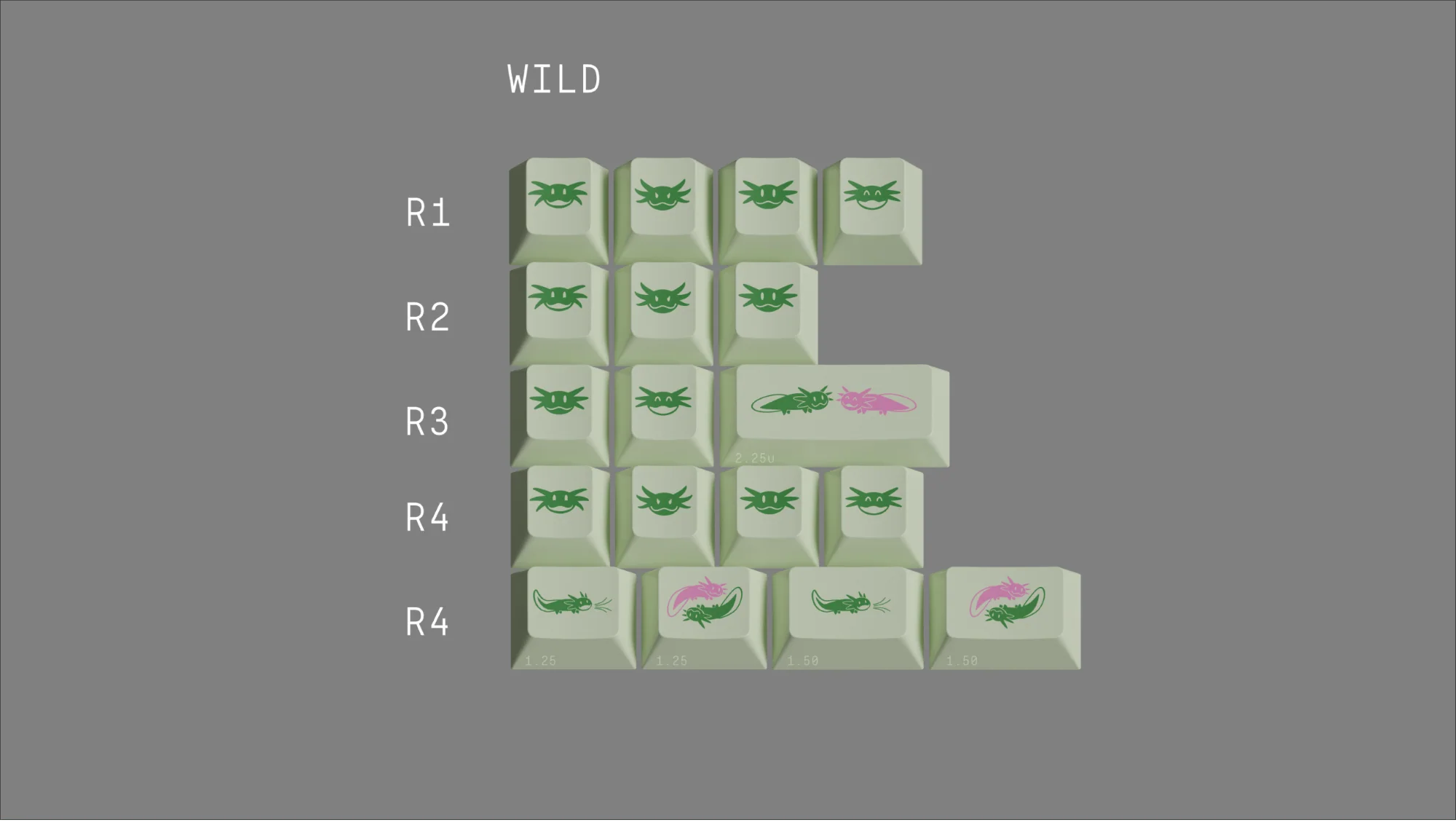 ePBT Axolotls Keycap Set - Image 20