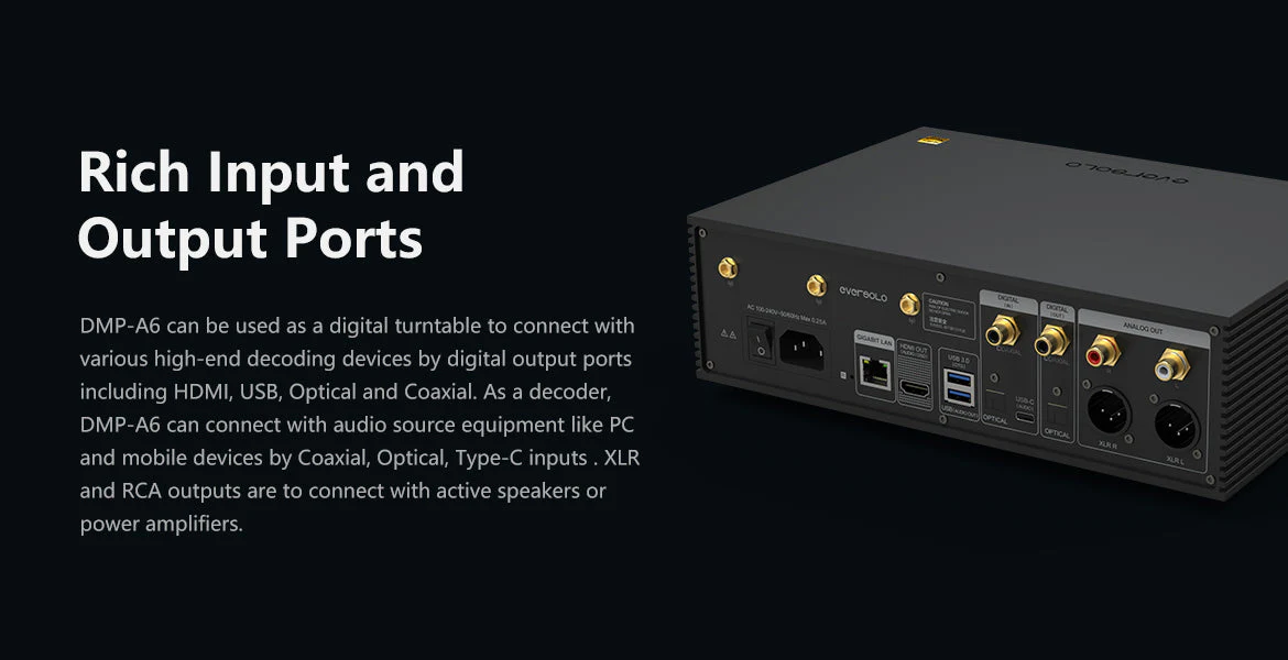 Eversolo DMP-A6 Master Edition Network Streamer & DAC - Image 4