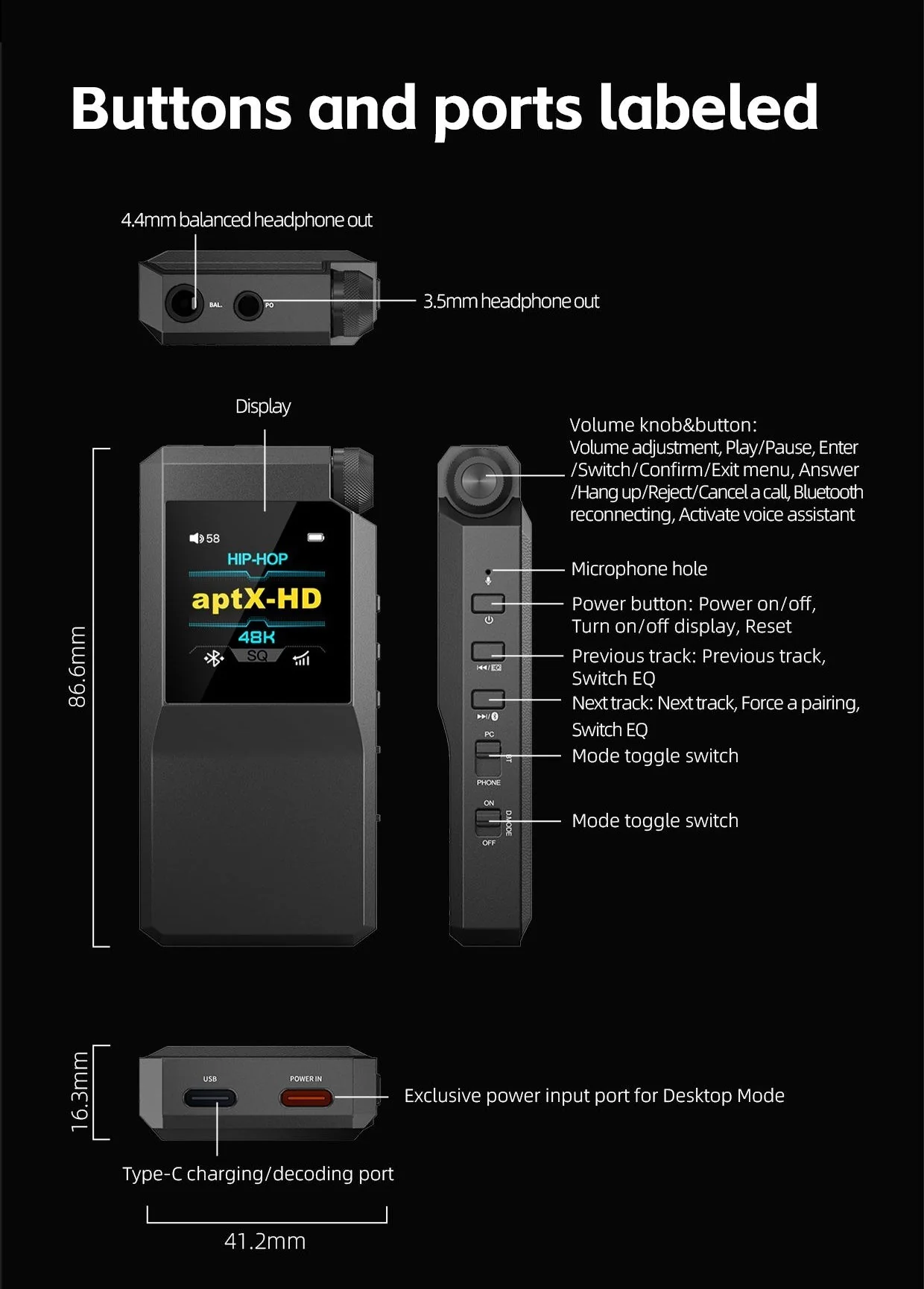 FiiO BTR17 Bluetooth USB DAC/Amp - Image 20