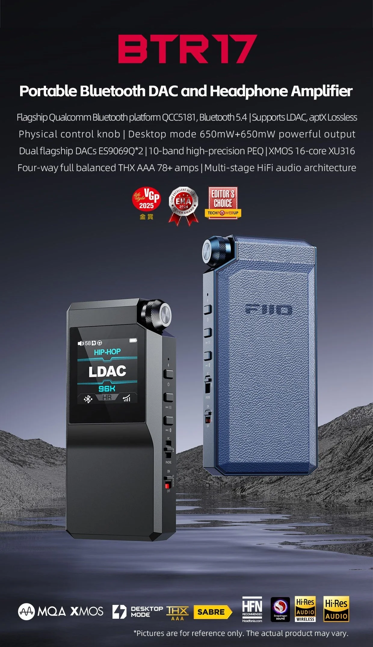 FiiO BTR17 Bluetooth USB DAC/Amp - Image 3