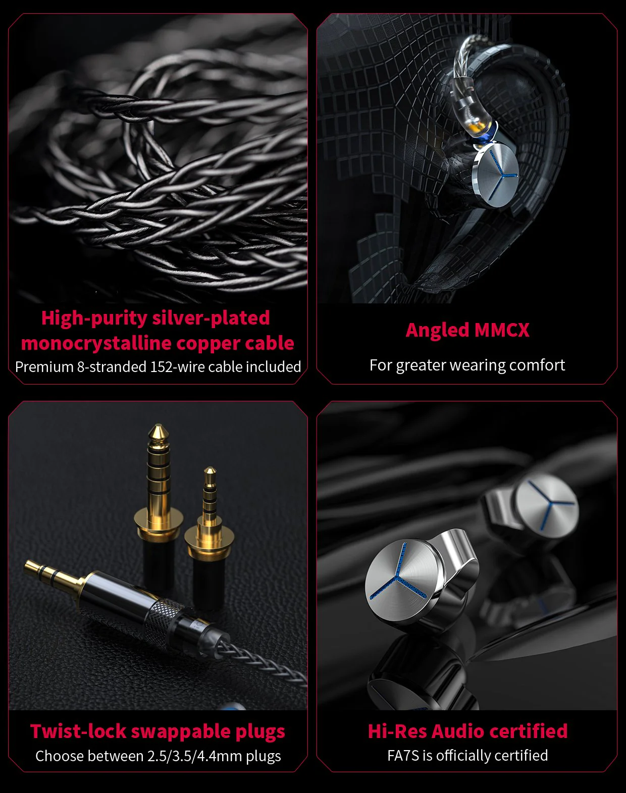 FiiO FA7s Six Balanced Armature In-Ear Monitors (IEMs) - Image 5
