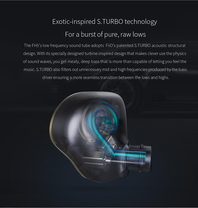 FiiO FH5 Quad Driver Hybrid In-Ear Monitors (IEMs) - Image 4