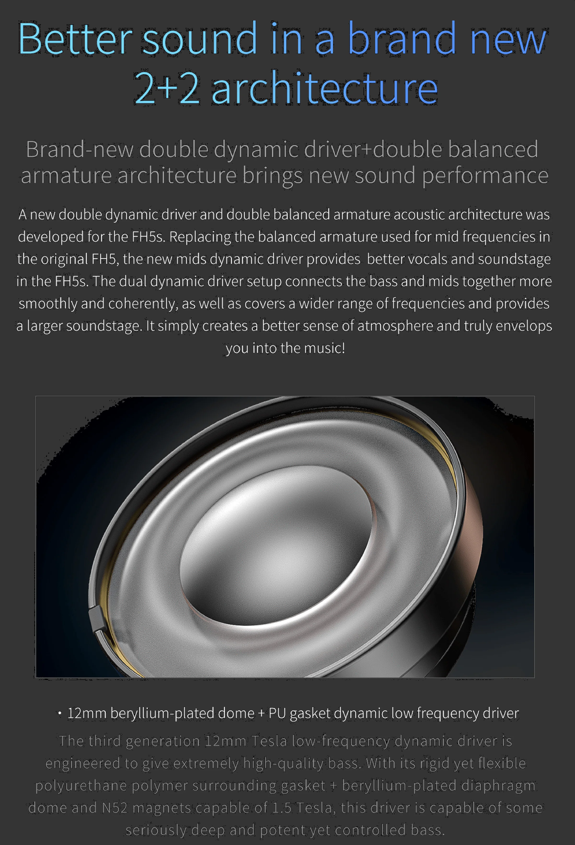 FiiO FH5s Hybrid Semi-Open Back IEM - Image 4