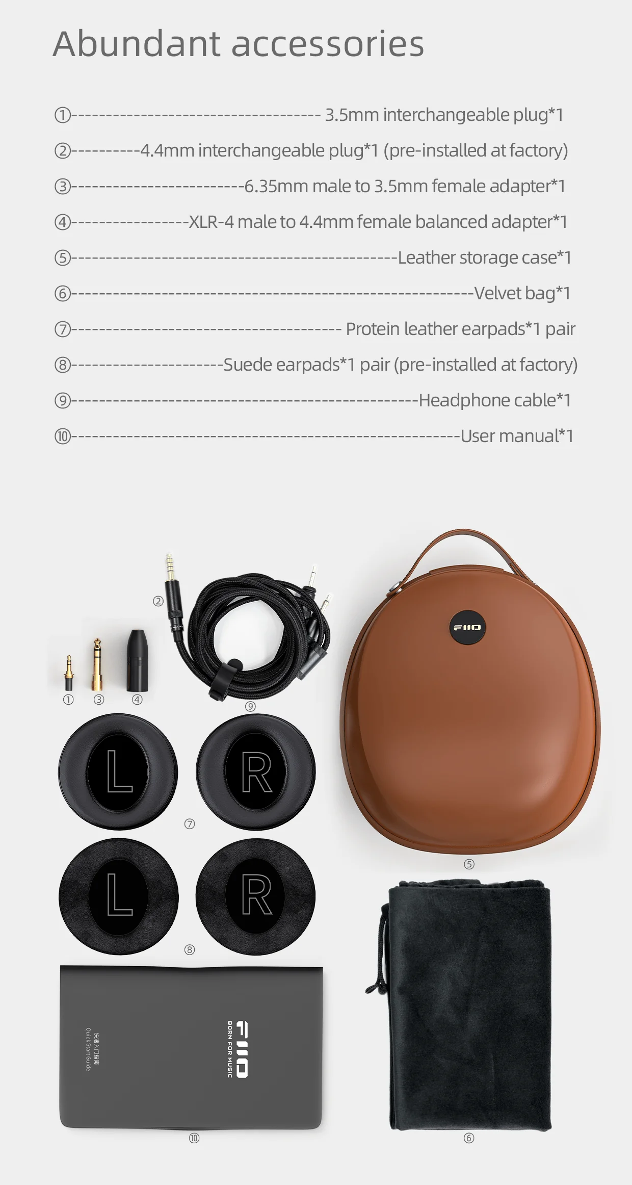 FiiO FT5 90mm Open Back Planar Magnetic Headphones - Image 24