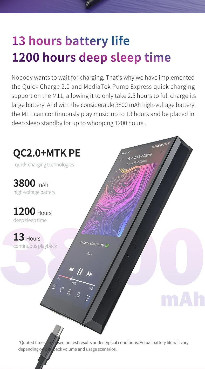 FiiO M11 Lossless Portable Music Player - Image 14