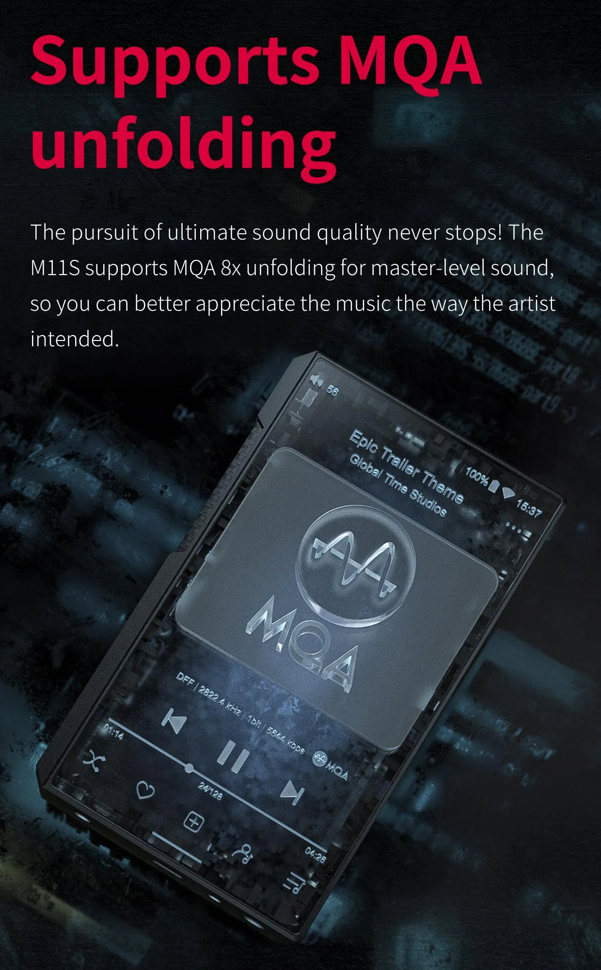 FiiO M11s High-Res Portable DAP (Digital Audio Player) - Image 16