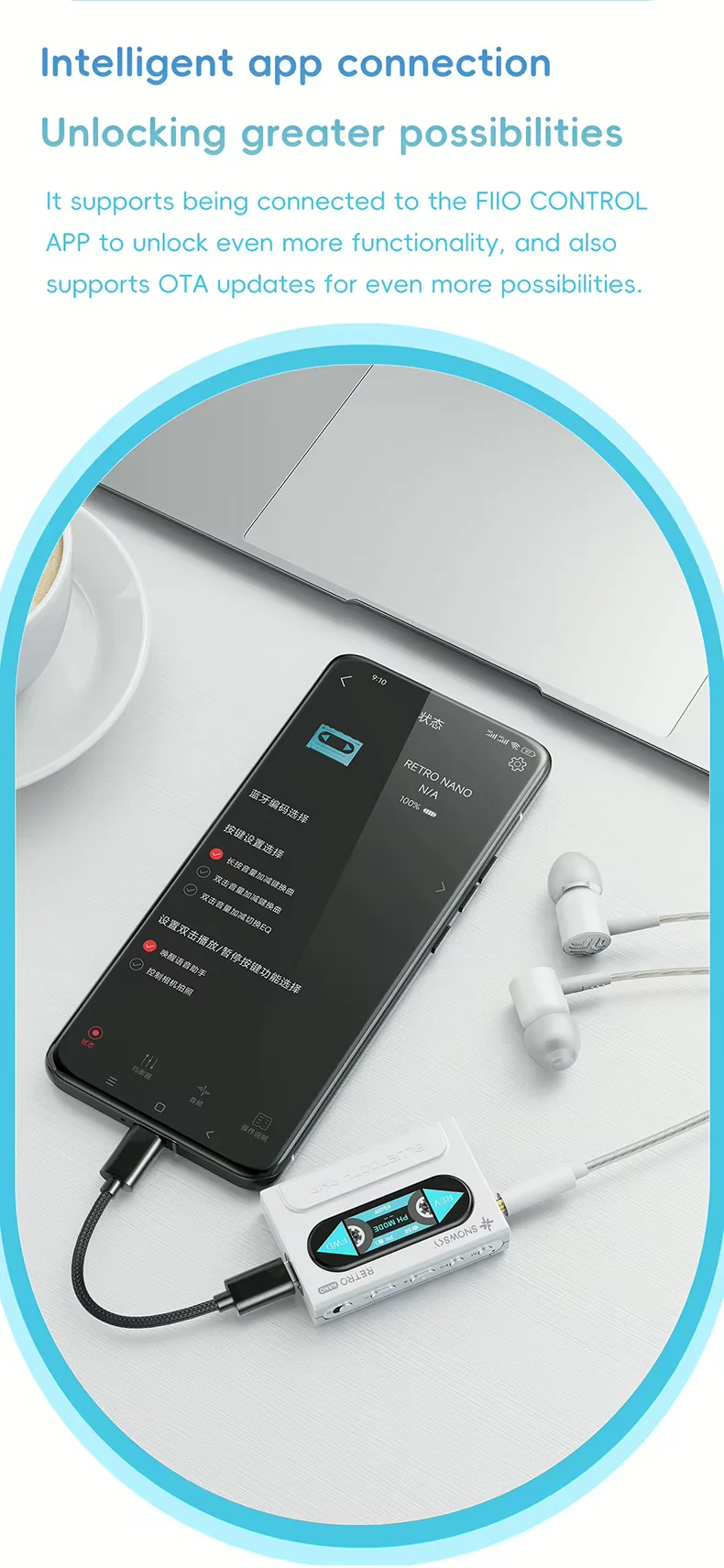FiiO Snowsky RETRO NANO Bluetooth DAC and Headphone Amplifier - Image 11