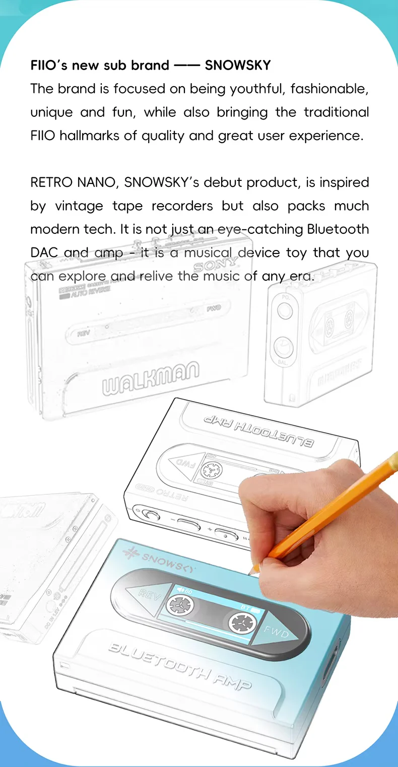 FiiO Snowsky RETRO NANO Bluetooth DAC and Headphone Amplifier - Image 13