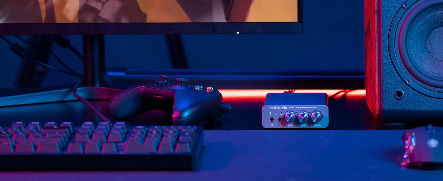 Fosi Audio K5 Pro Gaming DAC/ Headphone Amplifier - Image 16