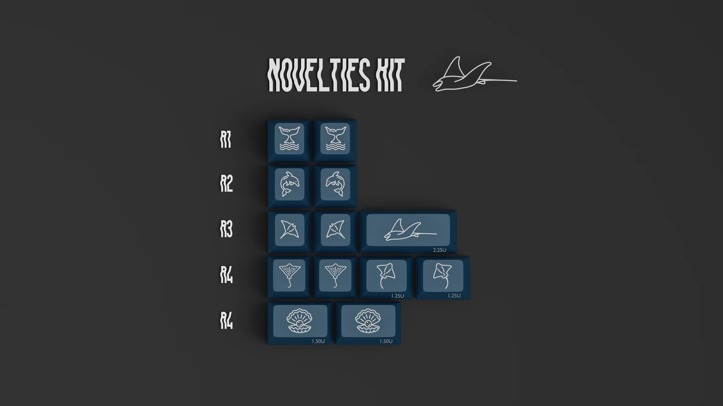 GMK Manta Keycap Set - Image 8