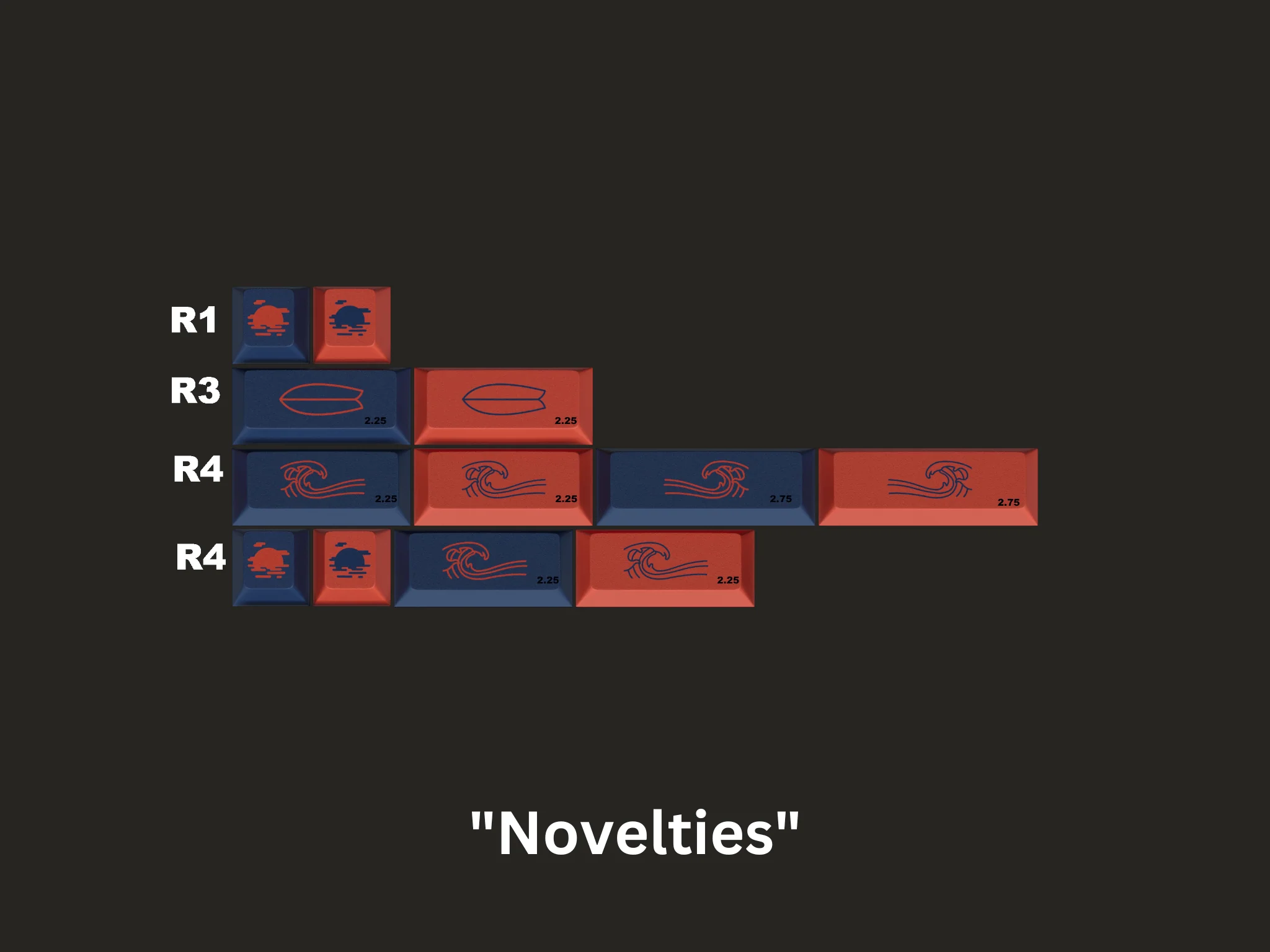 GMK Sunset Surfing Keycap Set - Image 12