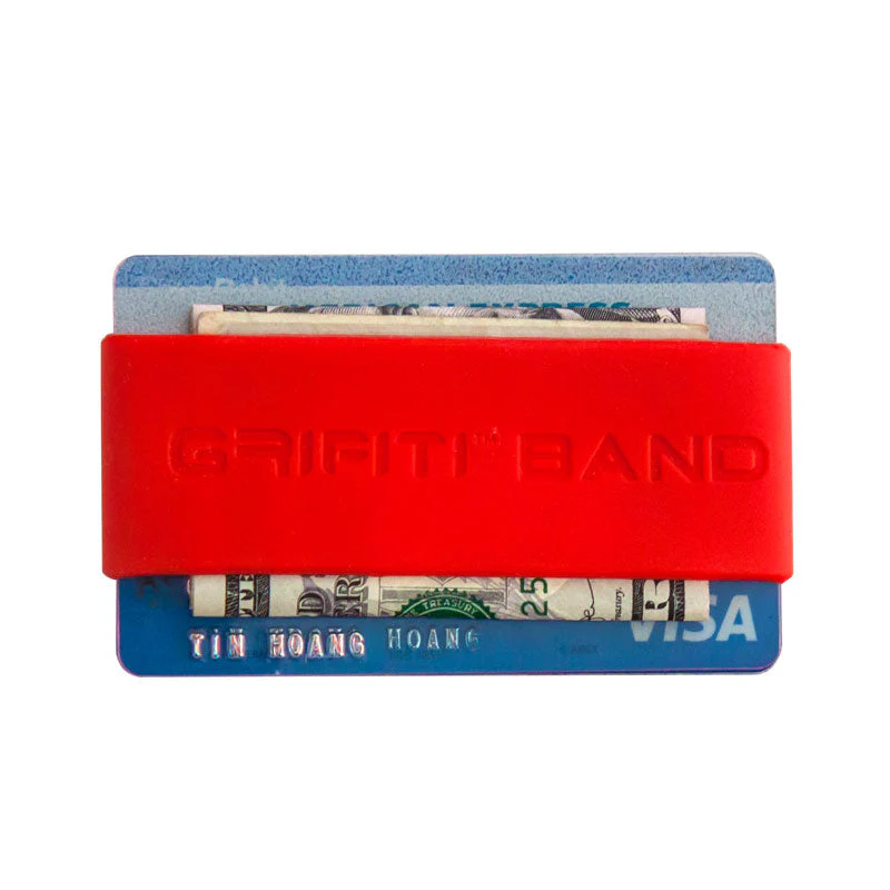 Grifiti Band Joes Horizontal Wallet Bands 3.25 x 1.25 in - Minimalist Silicone Bands for Cards, Cash, and Everyday Carry (EDC) - Image 4