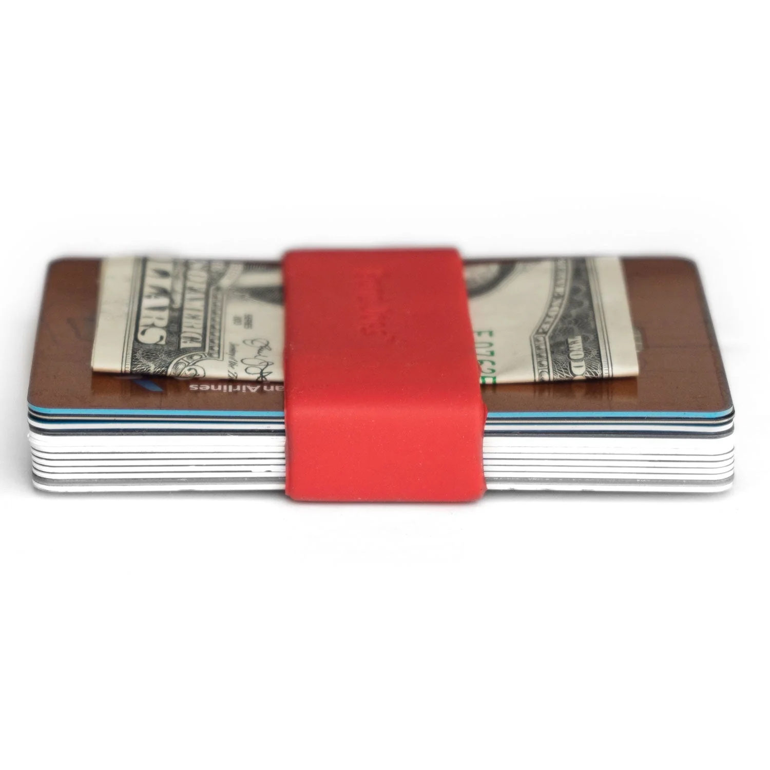 Grifiti Band Joes Vertical Wallet Bands 2.25 x 1.25 Inch - Minimalist Silicone Rubber Band Wallet for Cards, Cash, and Front Pocket Carry - Image 3