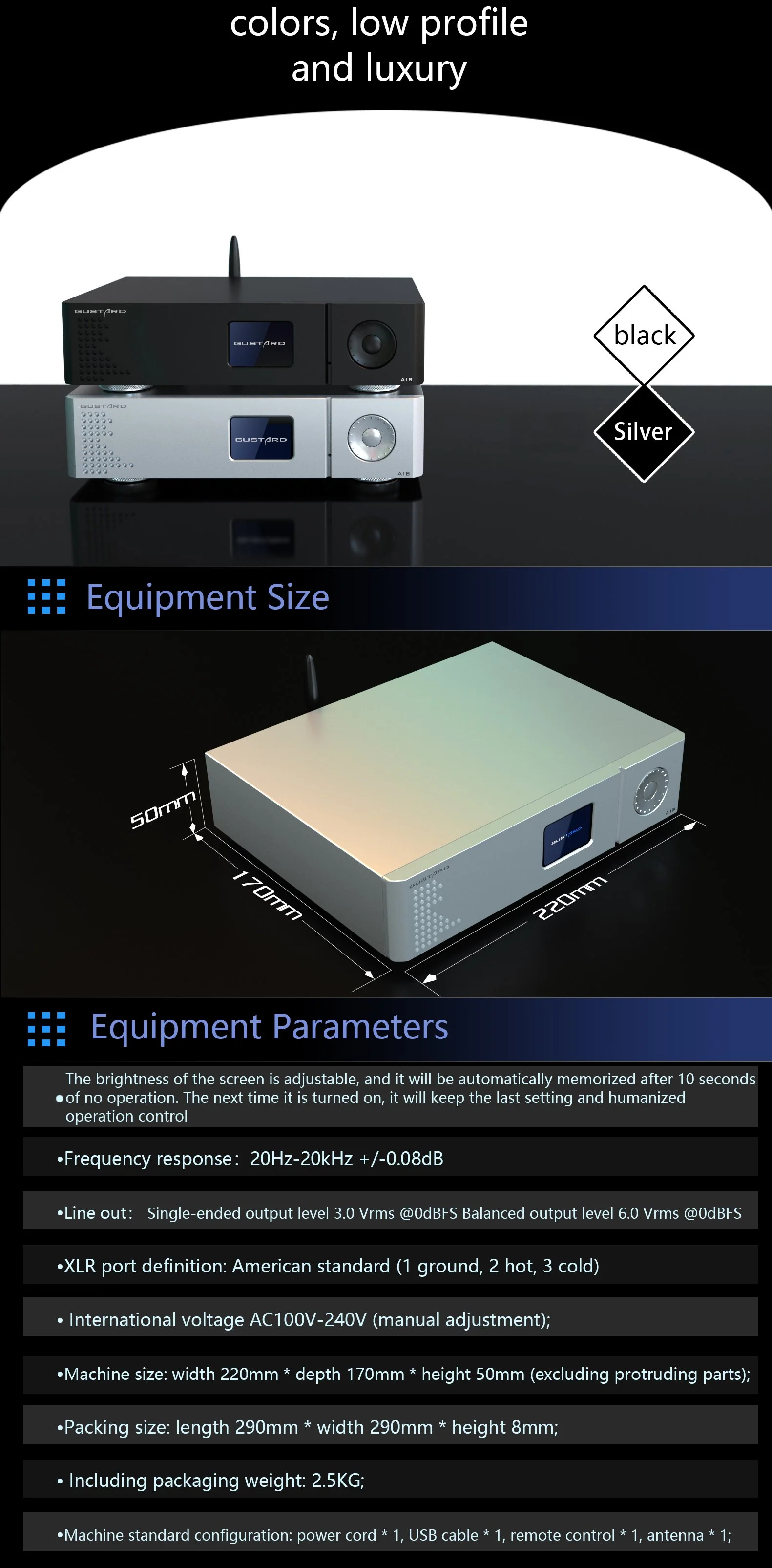 Gustard A18 DAC (Digital-to-Analog Converter) - Image 9