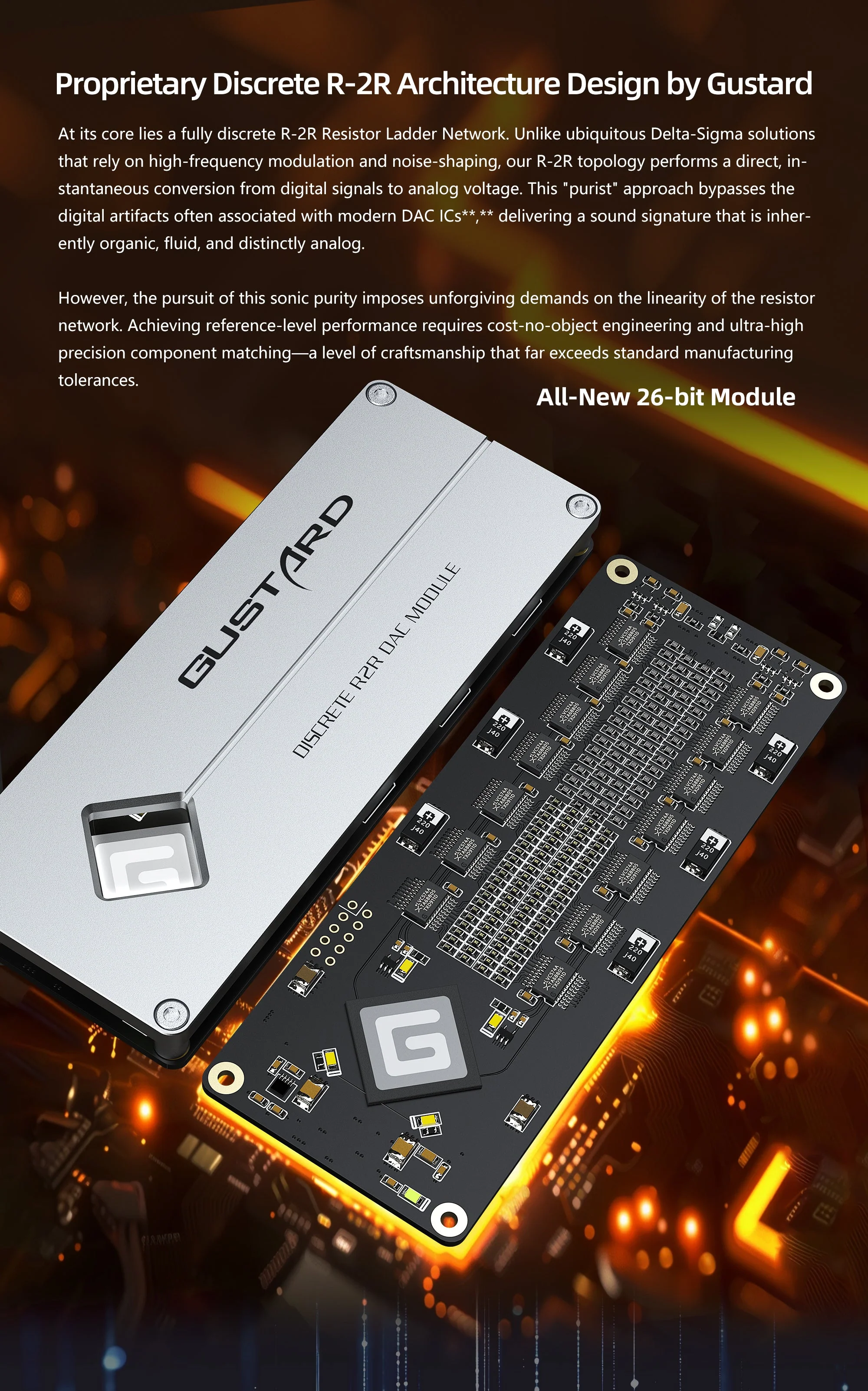GUSTARD DAC-R26II Network Streaming R2R DAC - Image 5