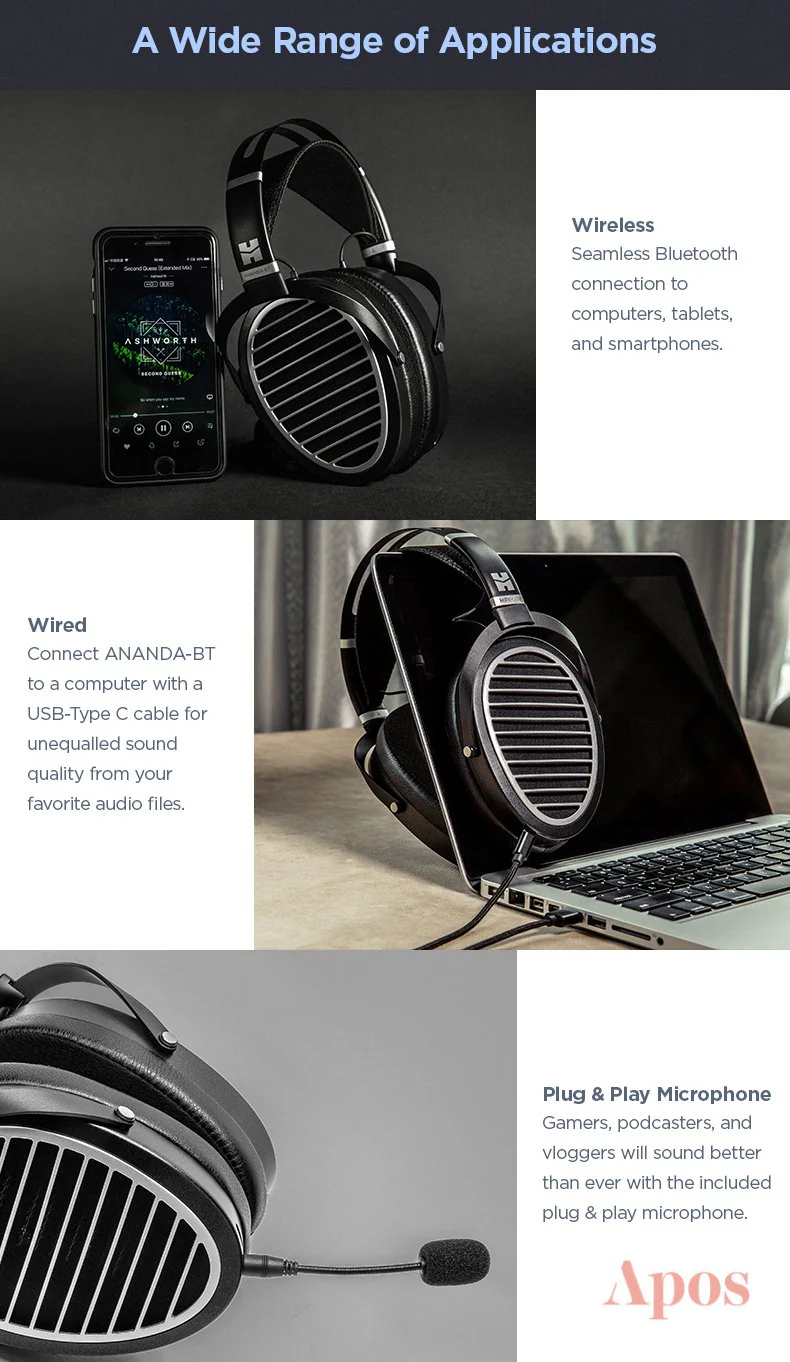 HIFIMAN Ananda BT Planar Magnetic Bluetooth Headphone - Image 11