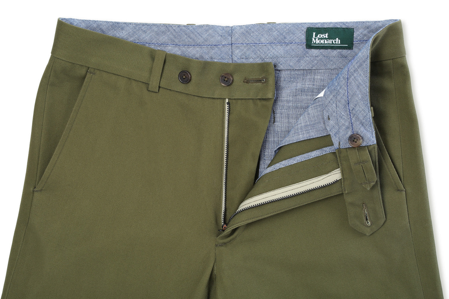 Lost Monarch Everyday Chino in Olive - Image 7