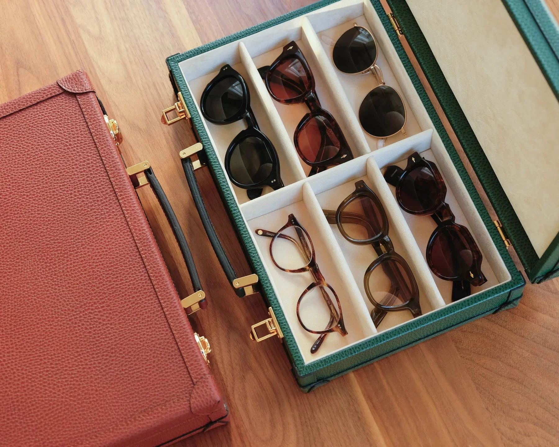 Lost Monarch Eyewear Briefcase in Forest - Image 4