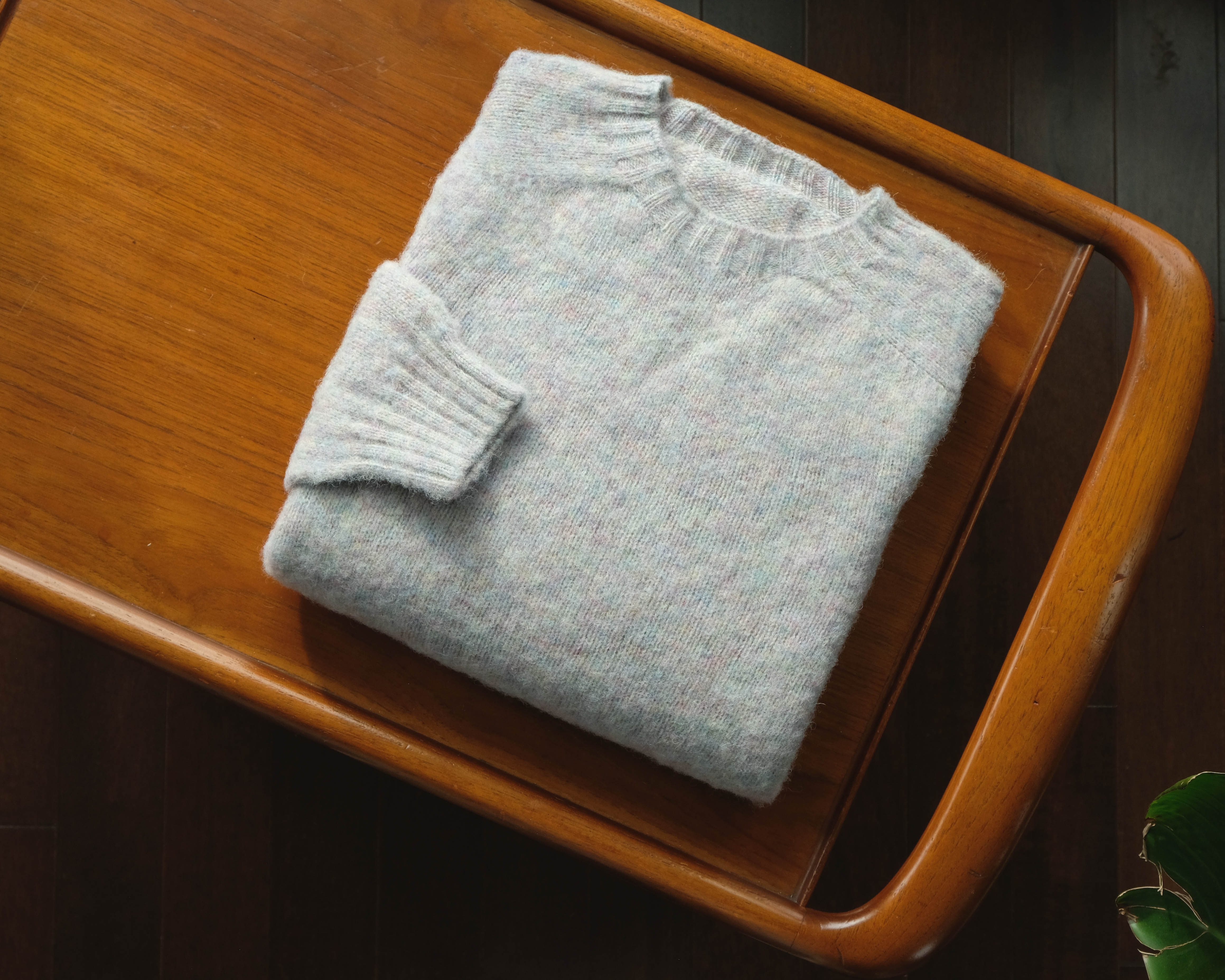 Lost Monarch Shetland Sweater in Cirrus - Image 3