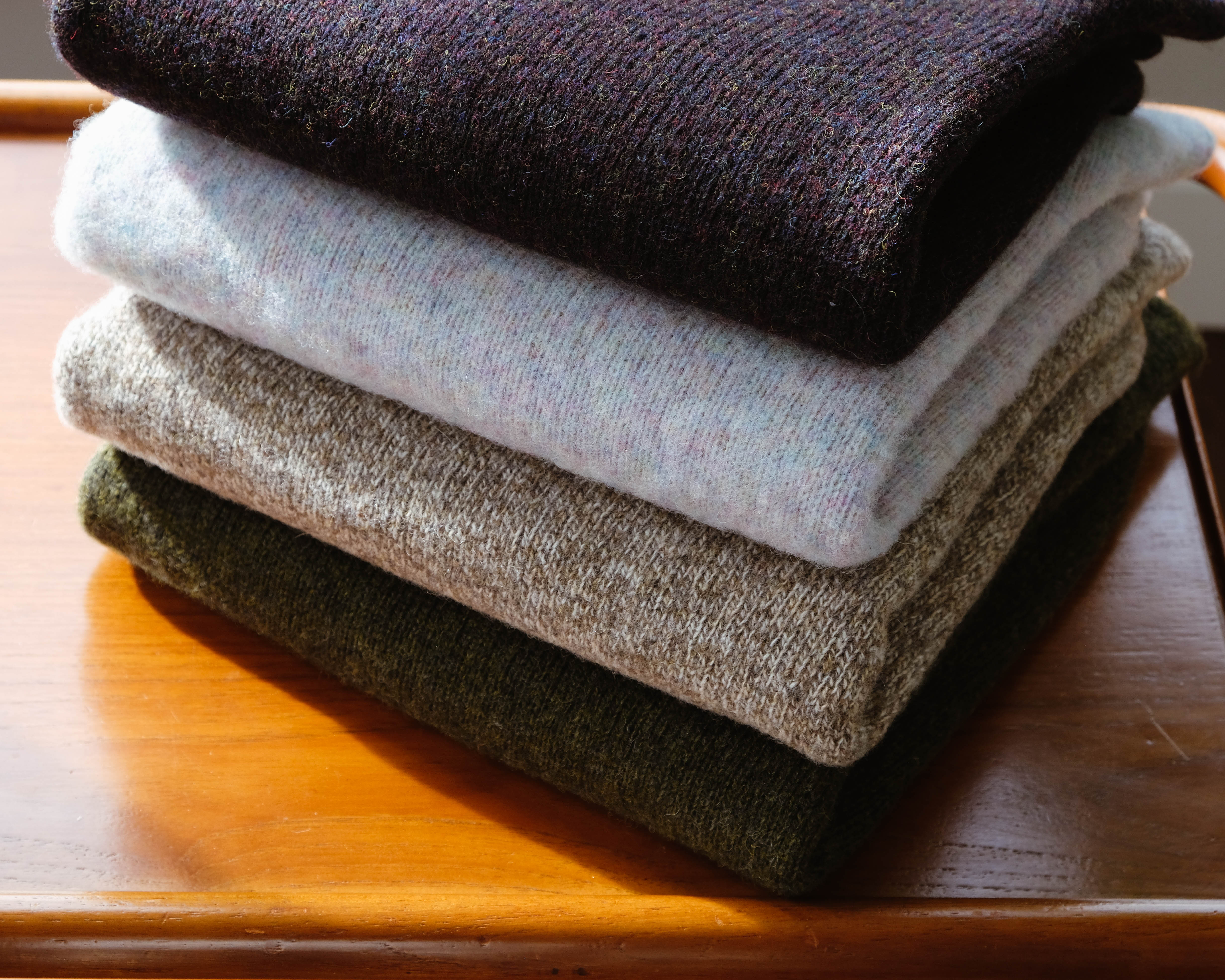 Lost Monarch Shetland Sweater in Cirrus - Image 4
