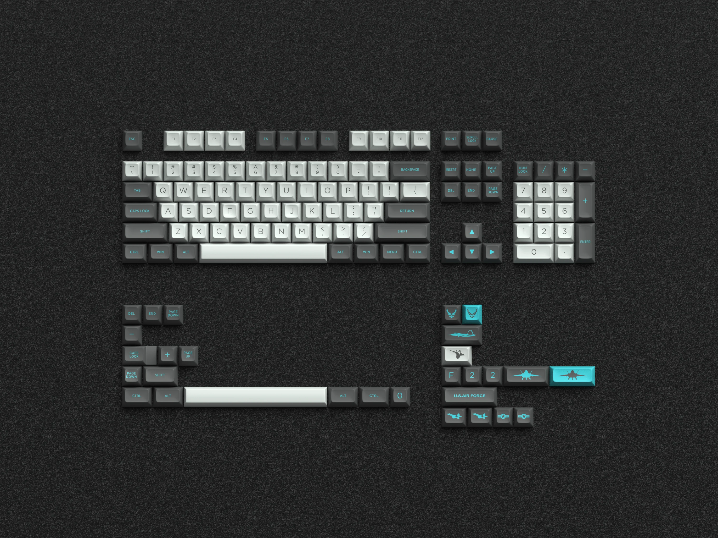 Maxkey F-22 Keycap Set - Image 11