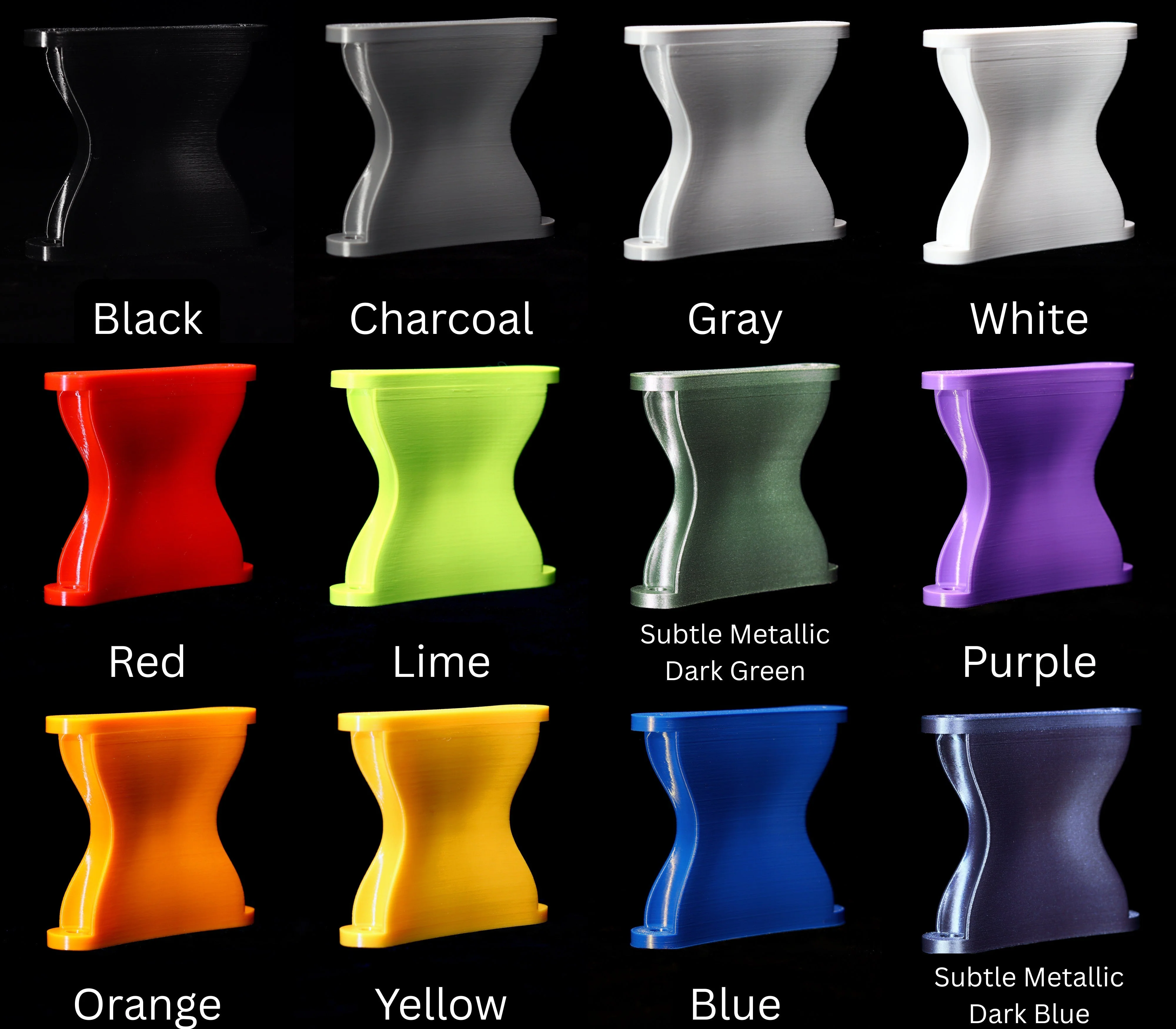 Sound Solver Medium Desktop Audio Rack | External Brackets | Acrylic Shelves - Image 3