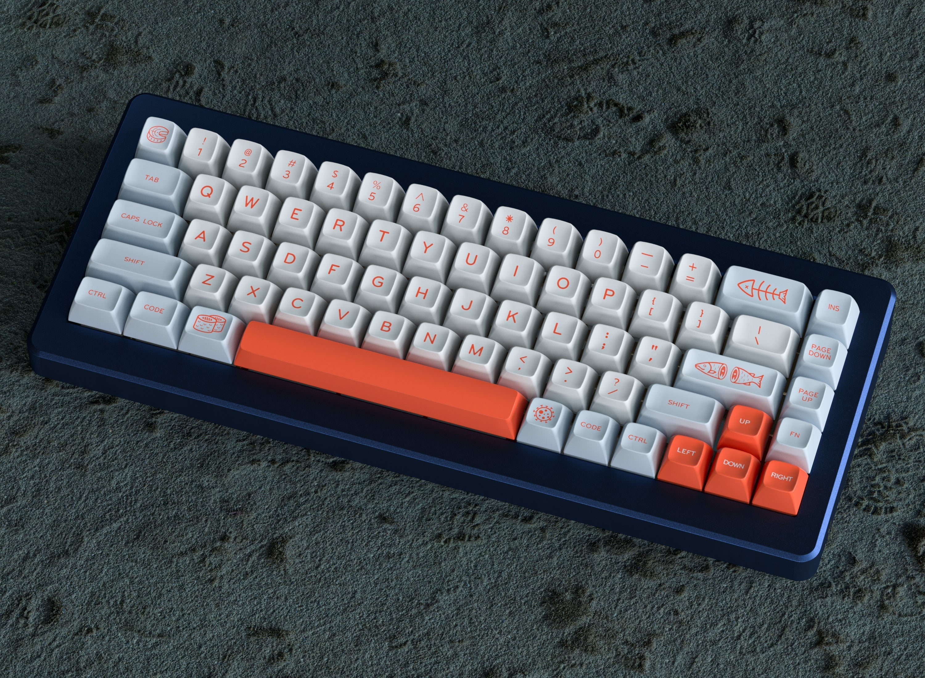 MelGeek MG Salmon Keycap Set - Image 15