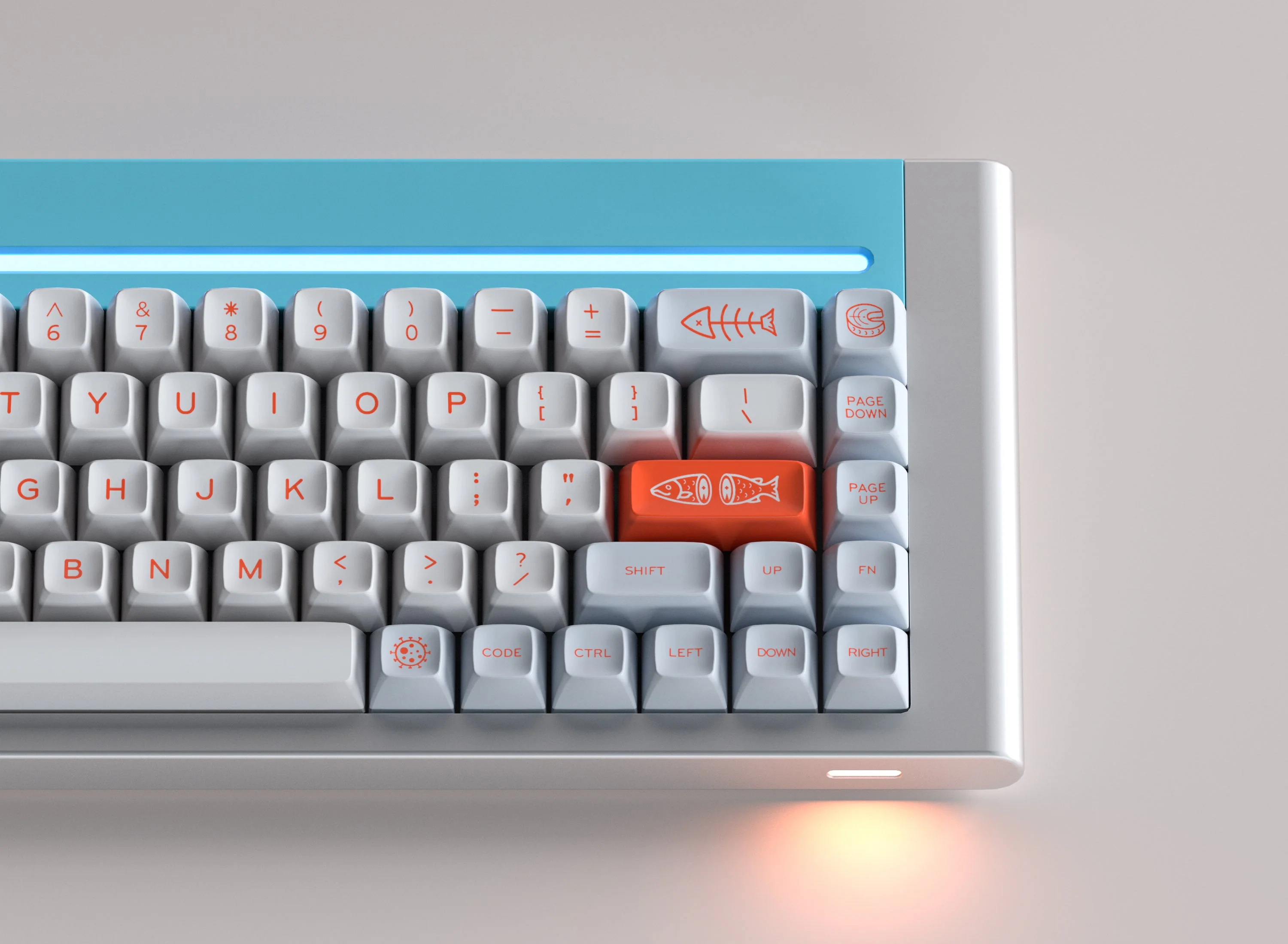 MelGeek MG Salmon Keycap Set - Image 5