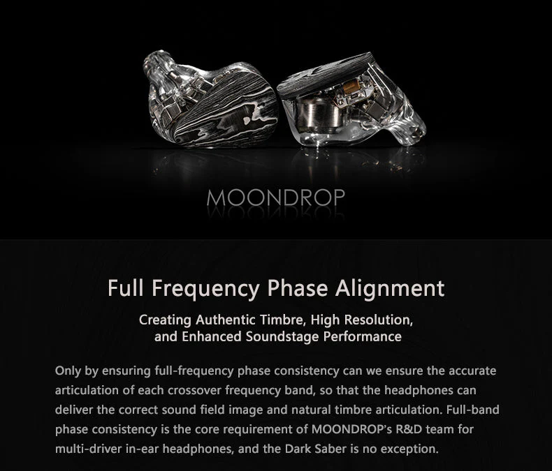 Moondrop Dark Saber Hybrid Reference IEM - Image 3